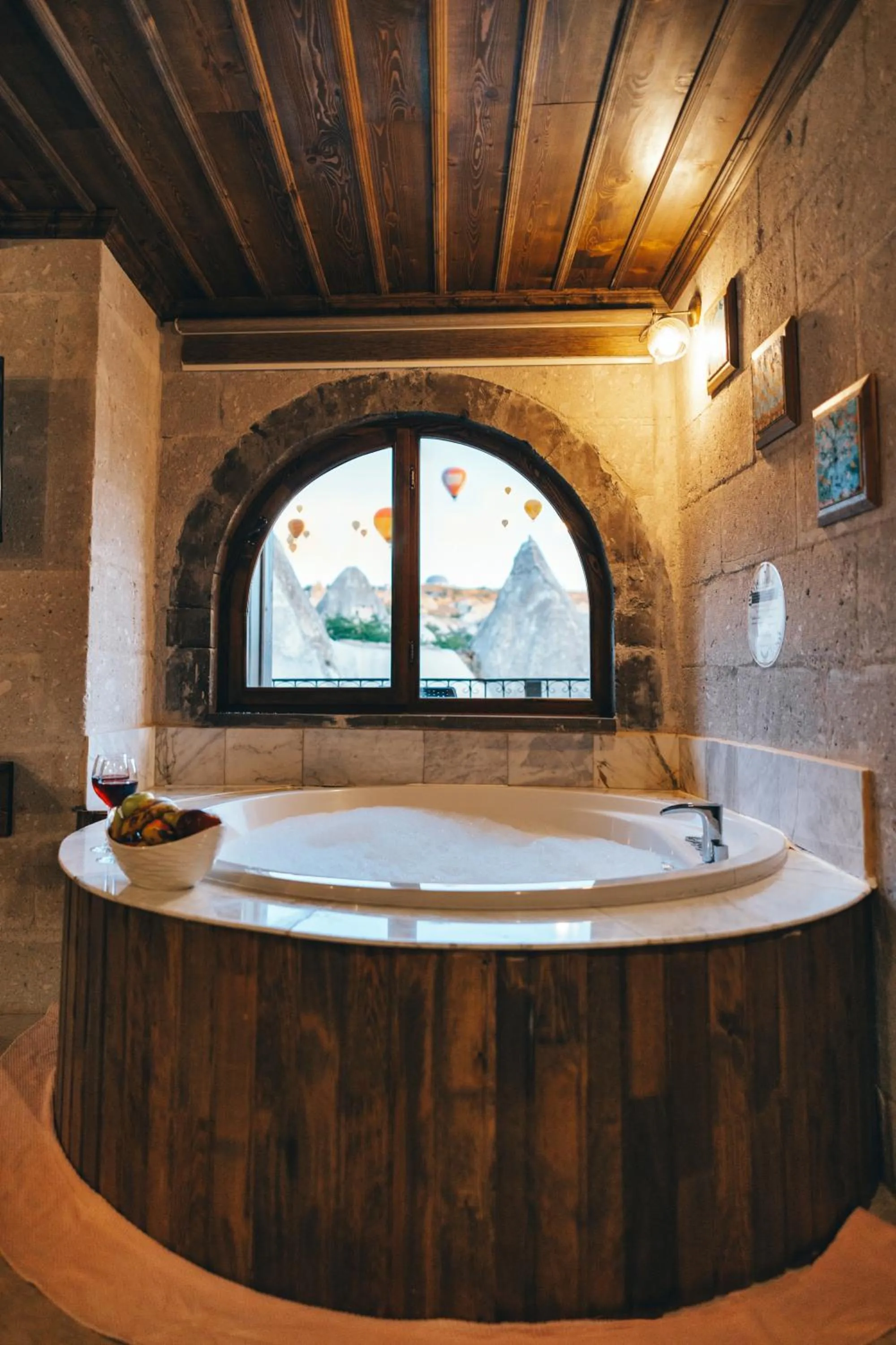 Hot Tub in Goreme Valley Cave House