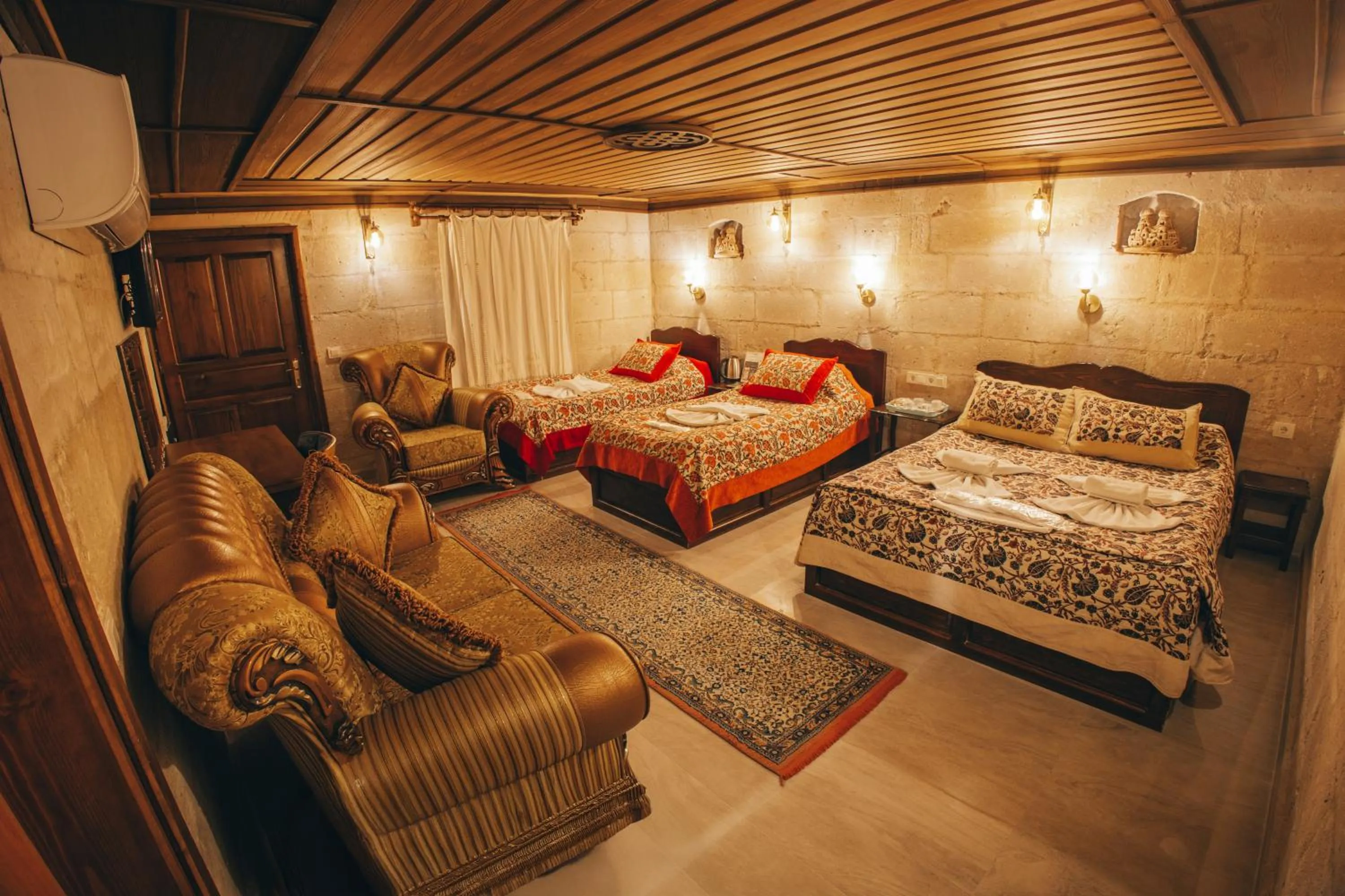 Bedroom, Bed in Goreme Valley Cave House