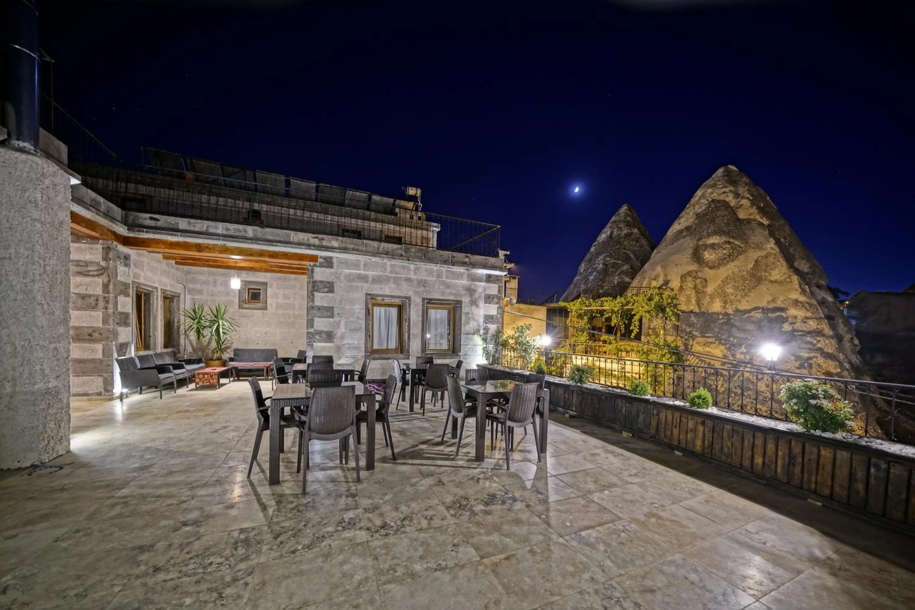 Balcony/Terrace in Goreme Valley Cave House