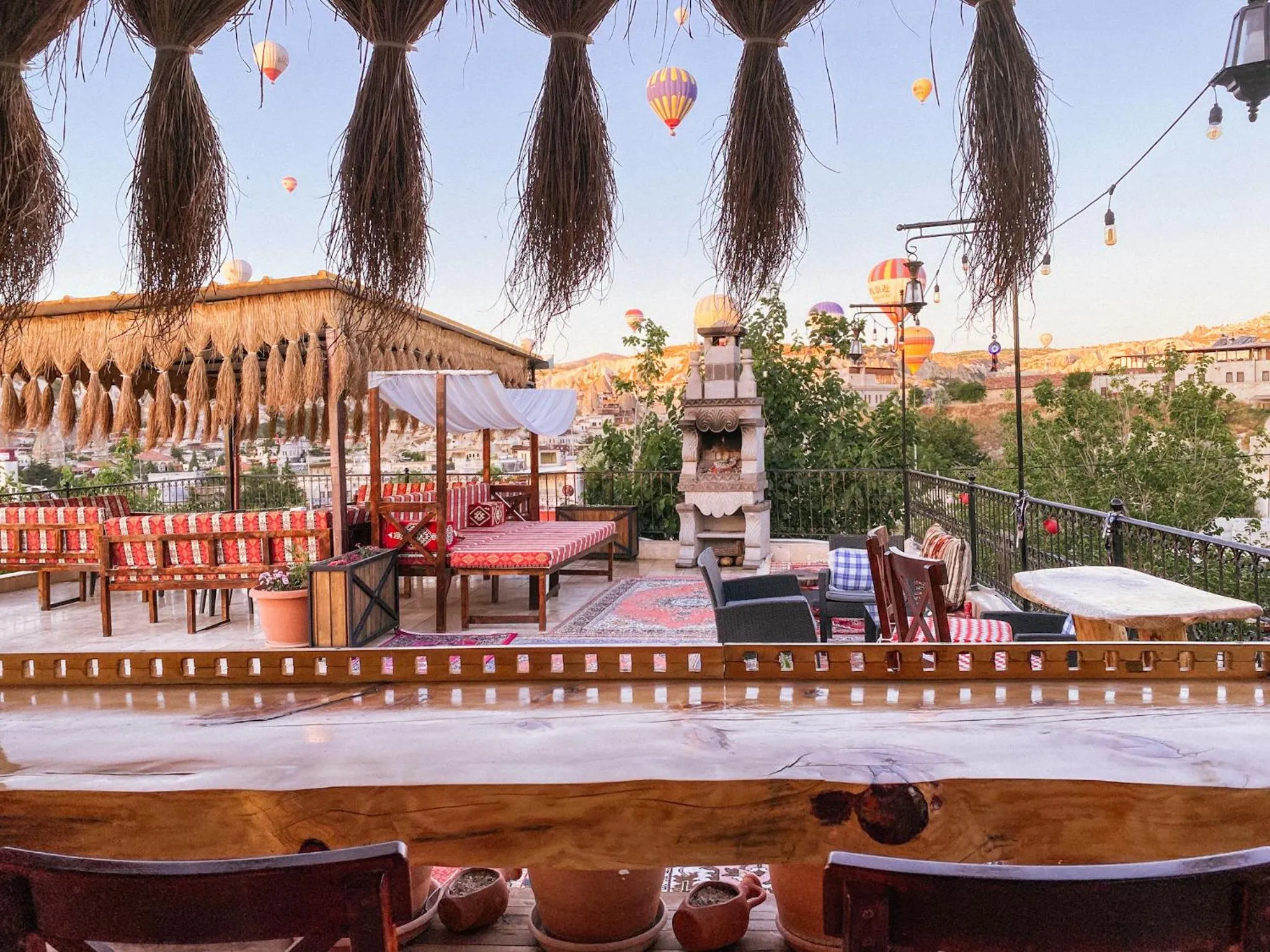 Natural landscape in Goreme Valley Cave House