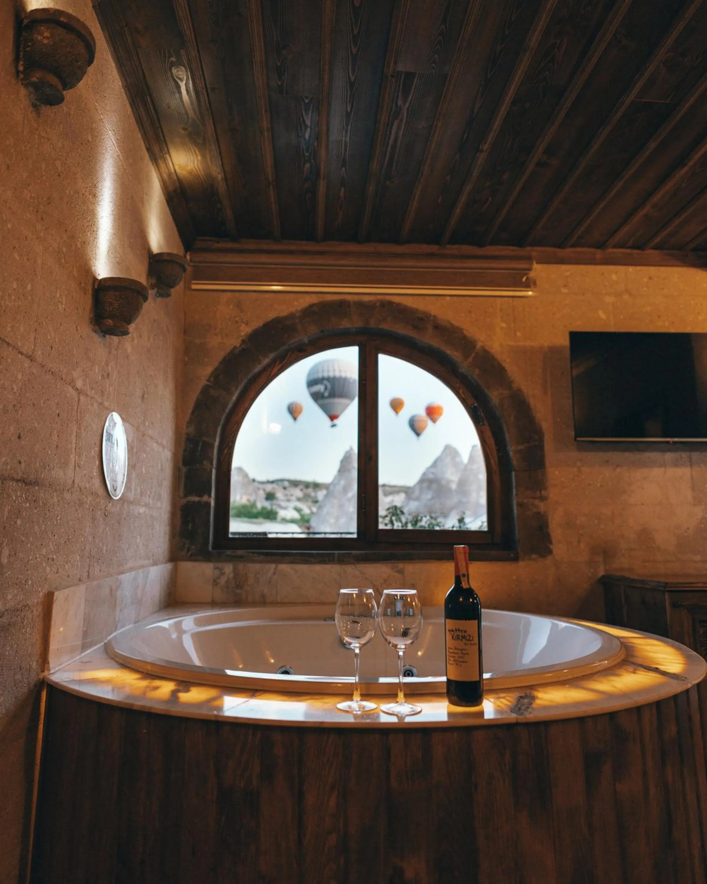 Hot Tub in Goreme Valley Cave House