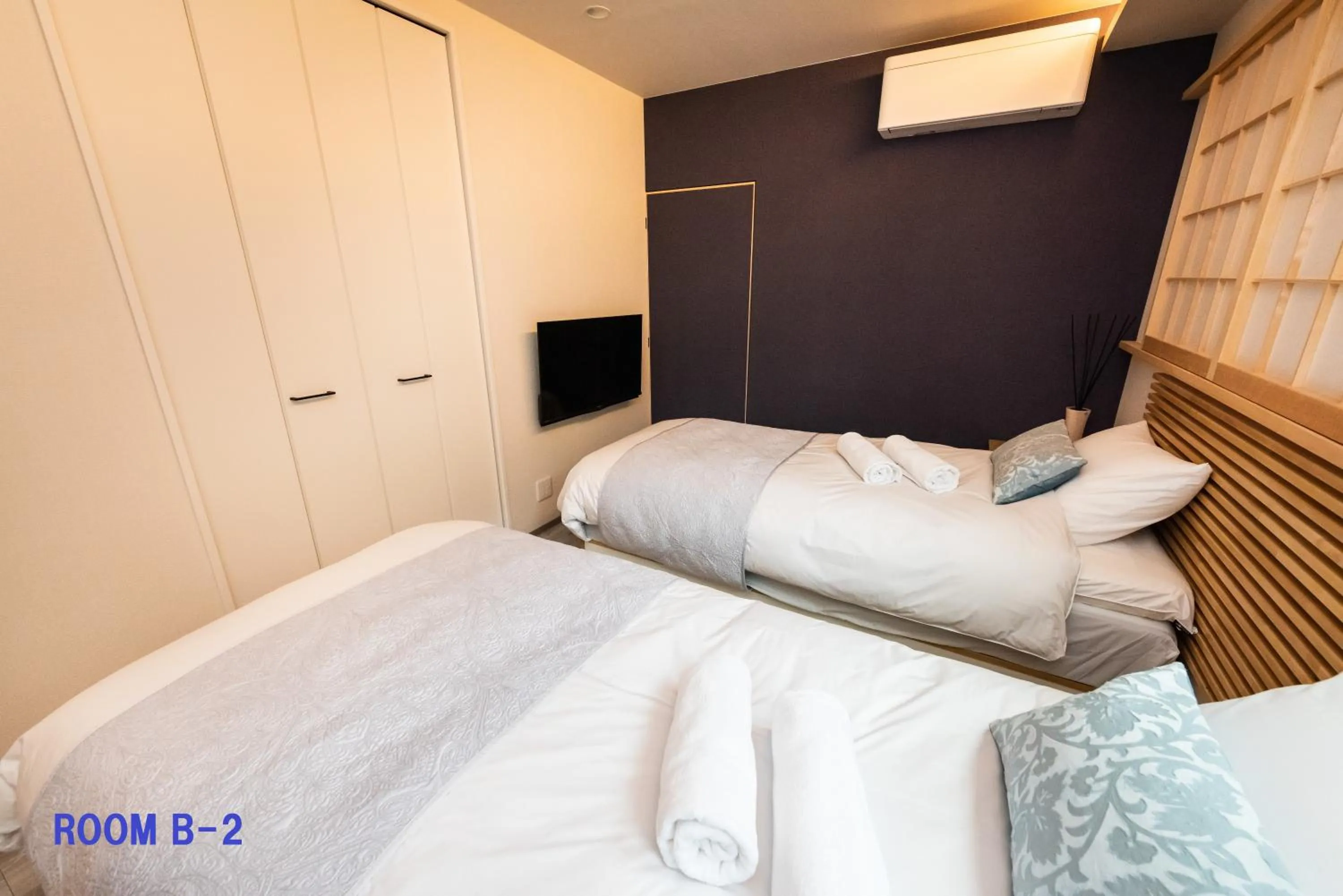 Bedroom, Bed in Guest Villa Hakone Yumoto RiverSide