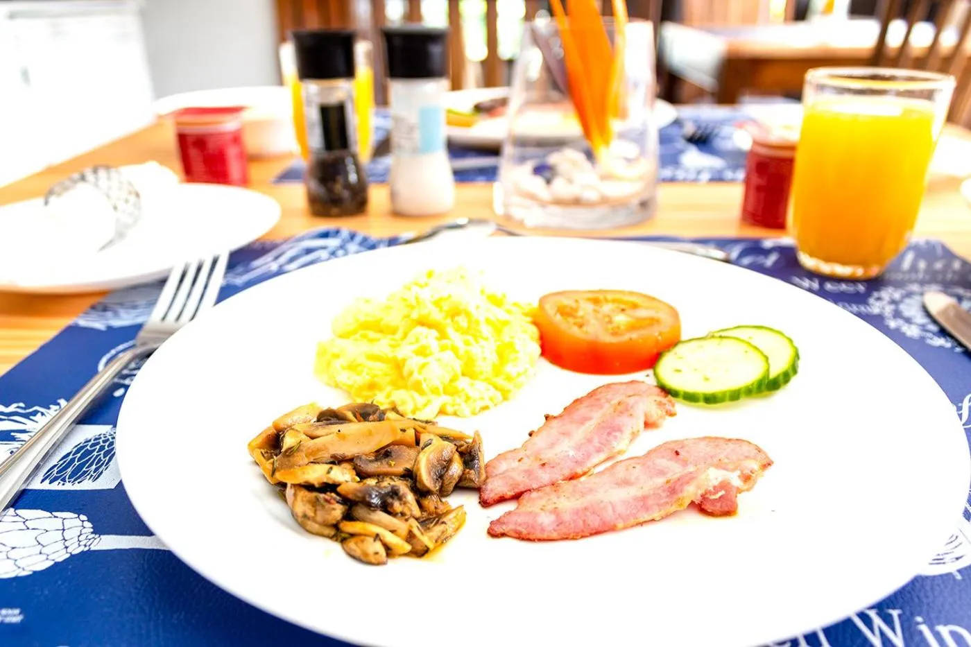 Food close-up in Marlin Lodge St Lucia