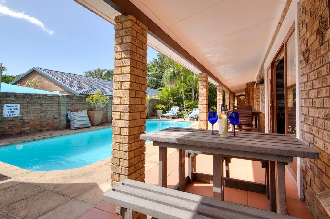 Swimming pool in Marlin Lodge St Lucia