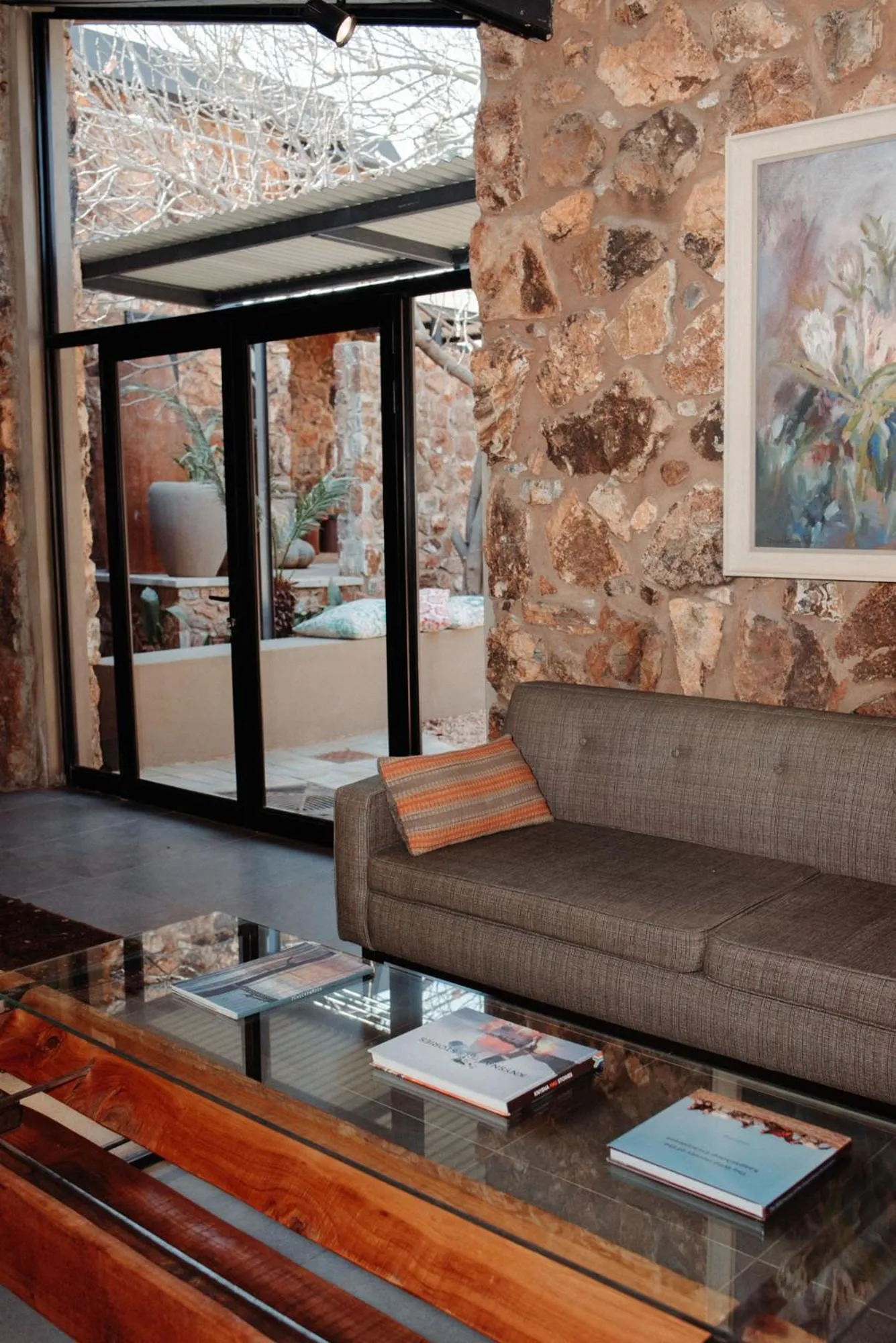 Living room in Bastion House