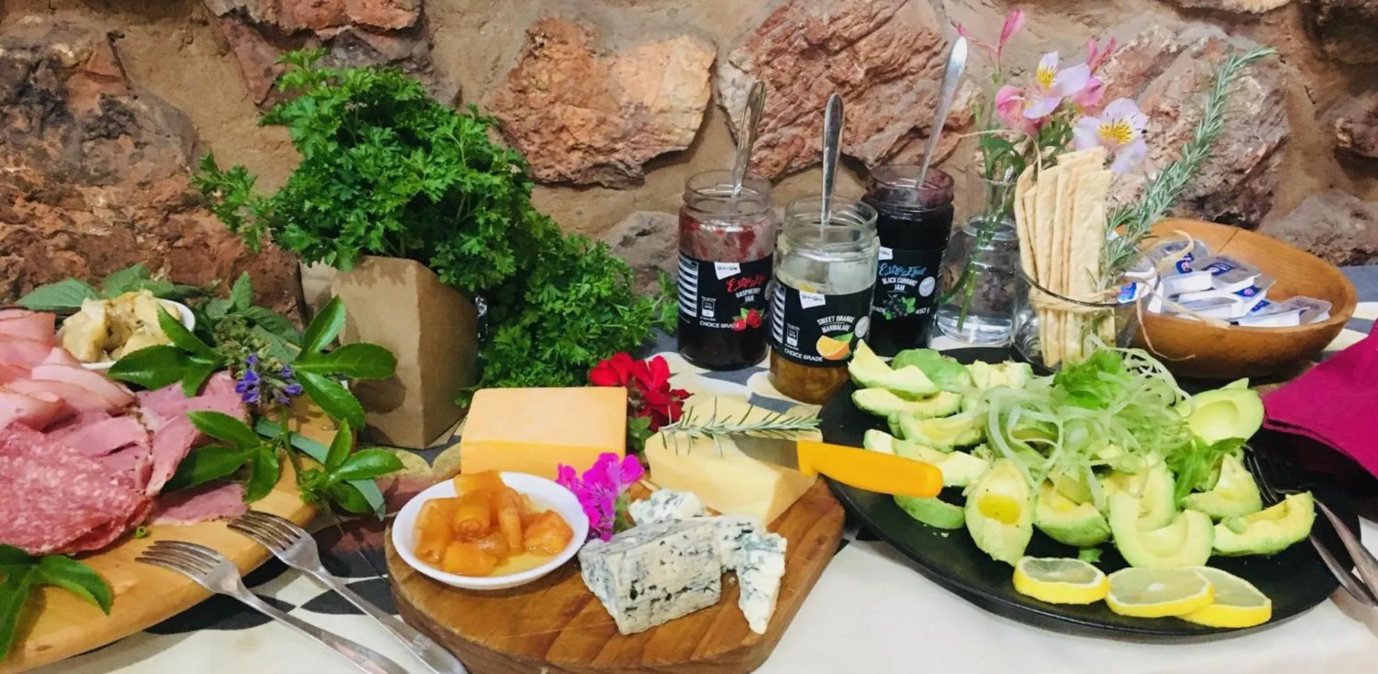 Breakfast in Bastion House