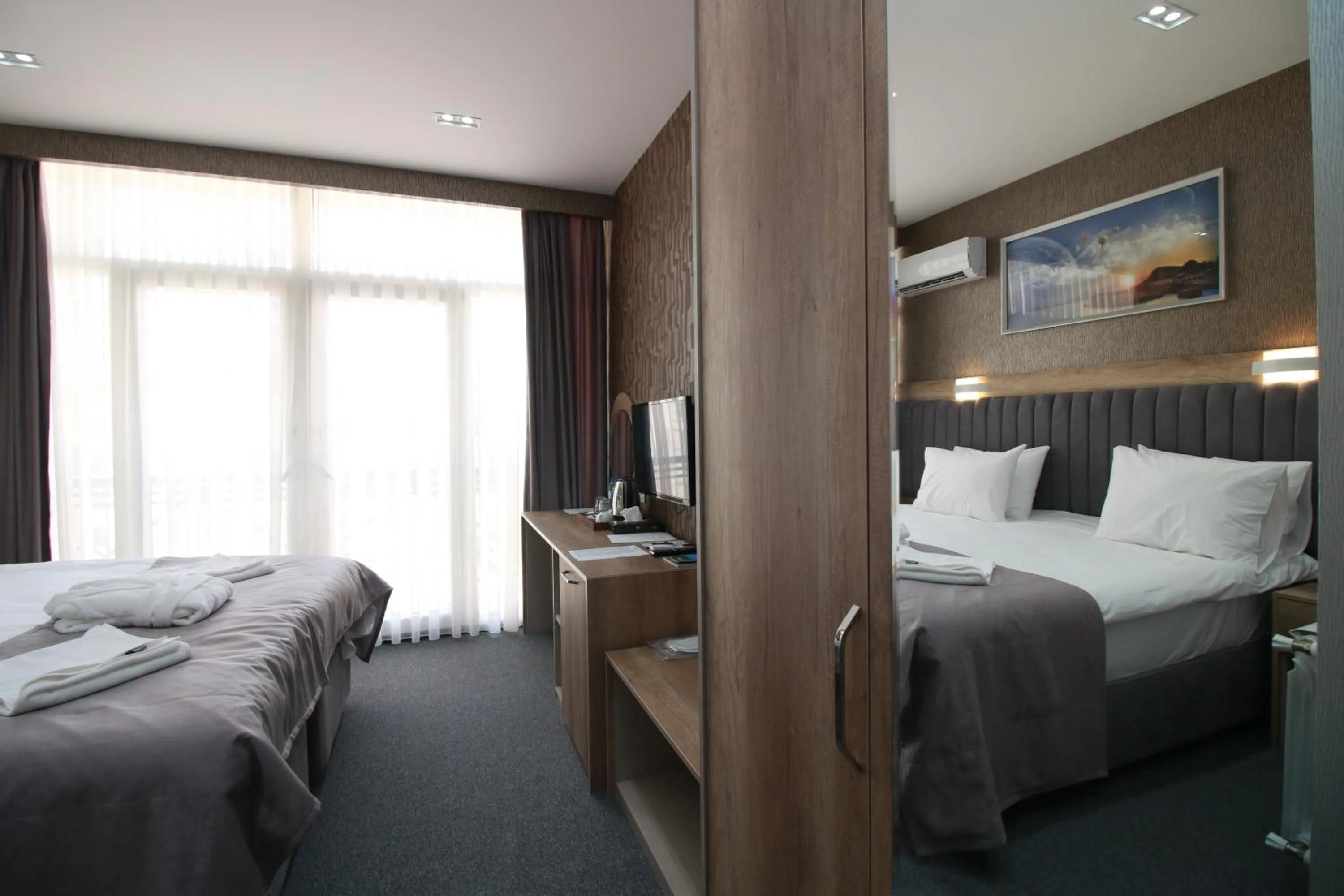 Bed in Home Suites Baku-Halal Hotel