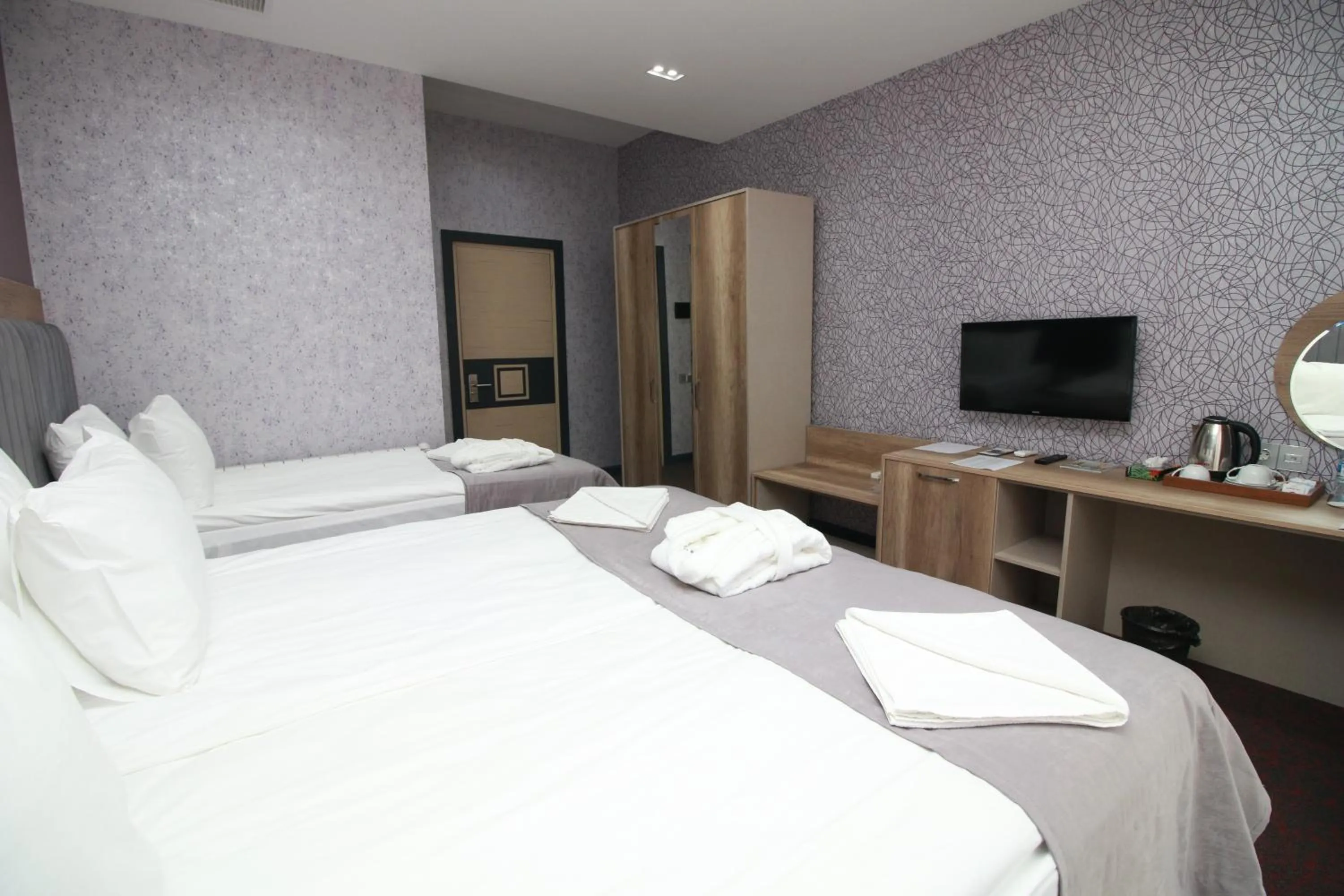 Bed in Home Suites Baku-Halal Hotel
