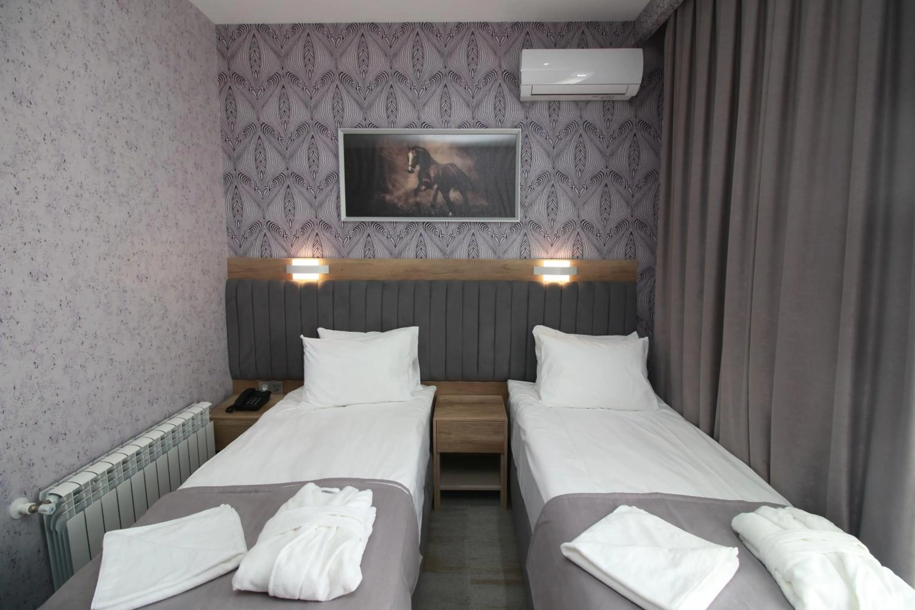 Bed in Home Suites Baku-Halal Hotel