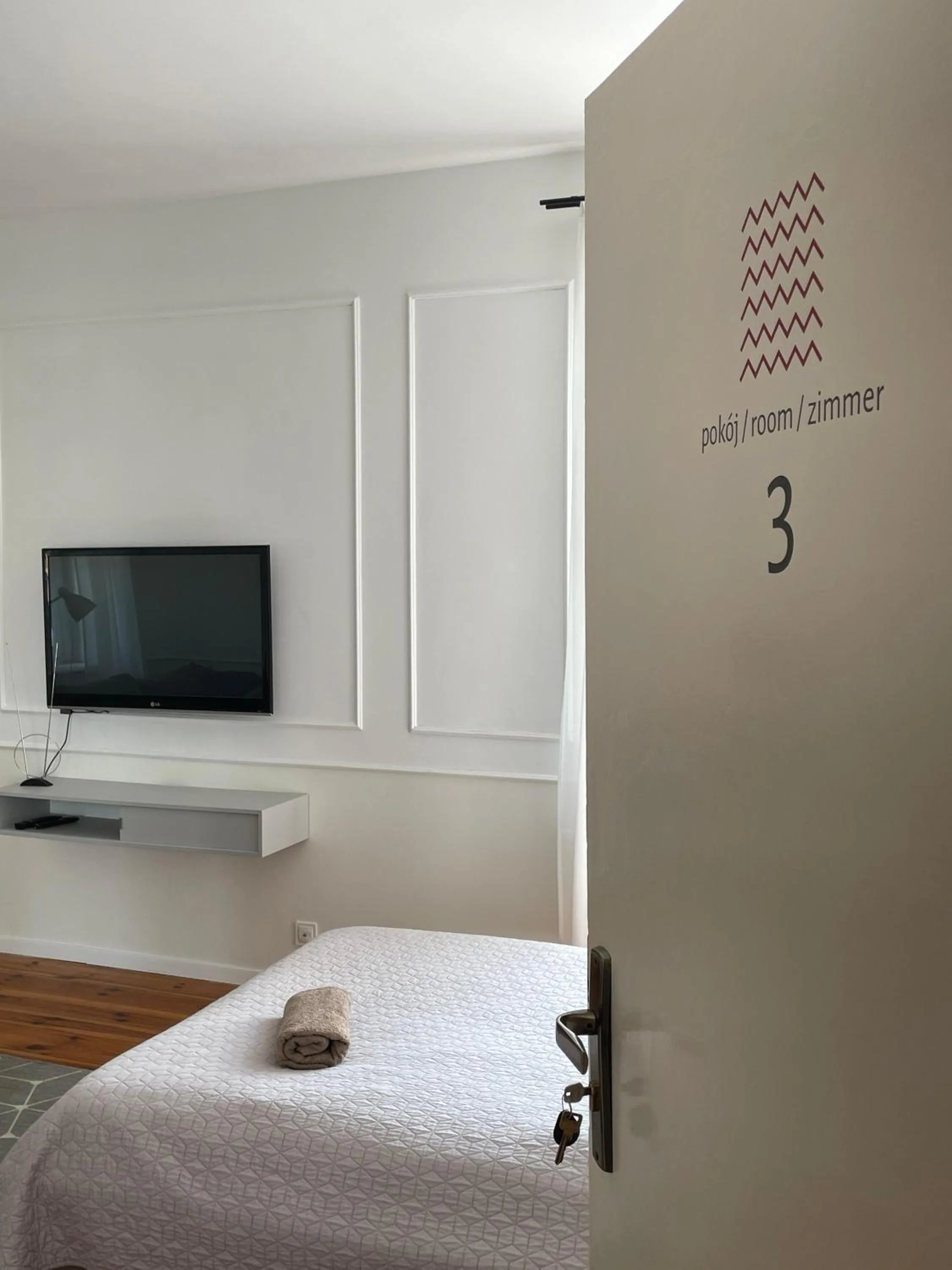 Bed in Bankowa 8 Guest Rooms