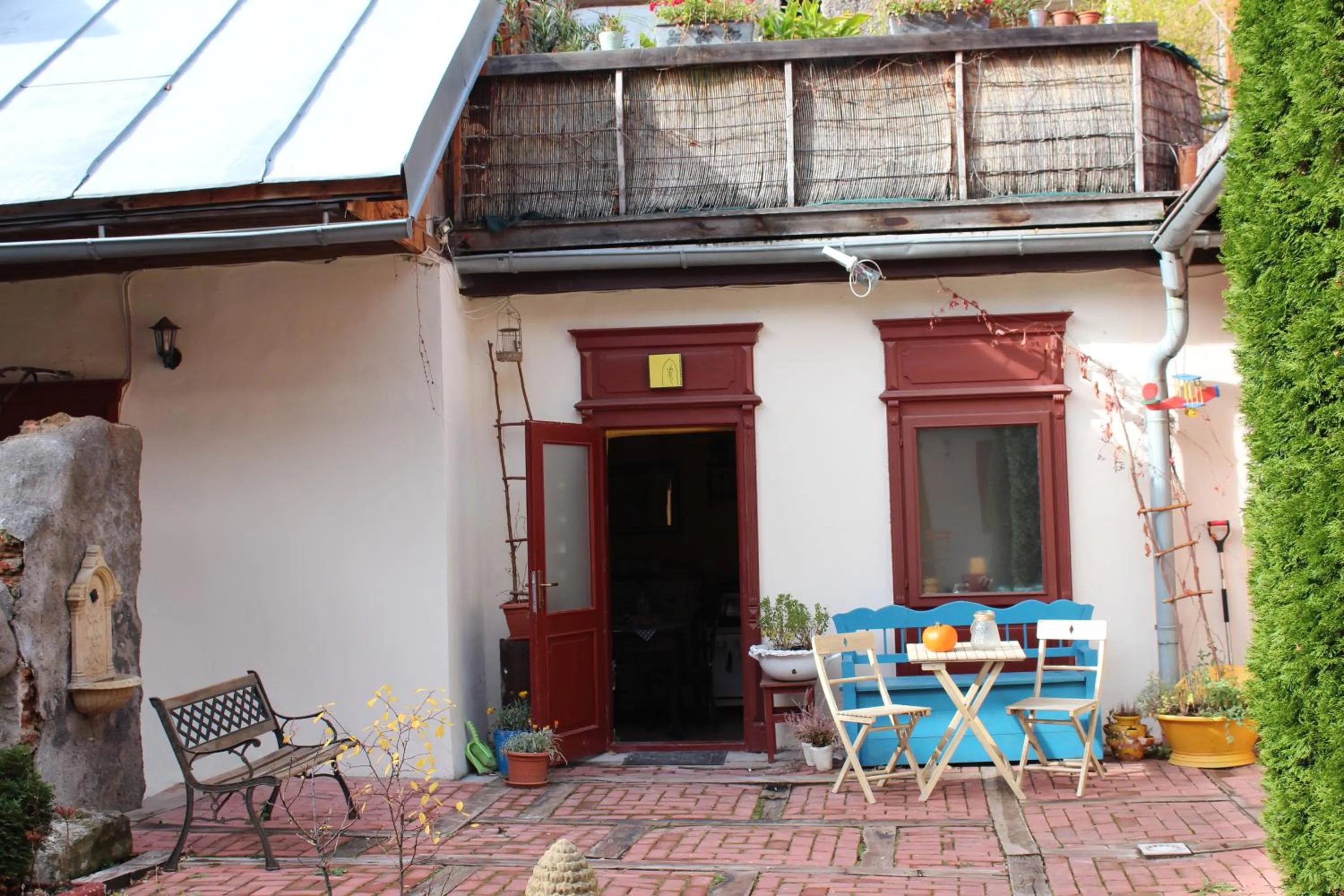 Apartmán na Zlatom dvore, historický dvor v srdci Štiavnice
