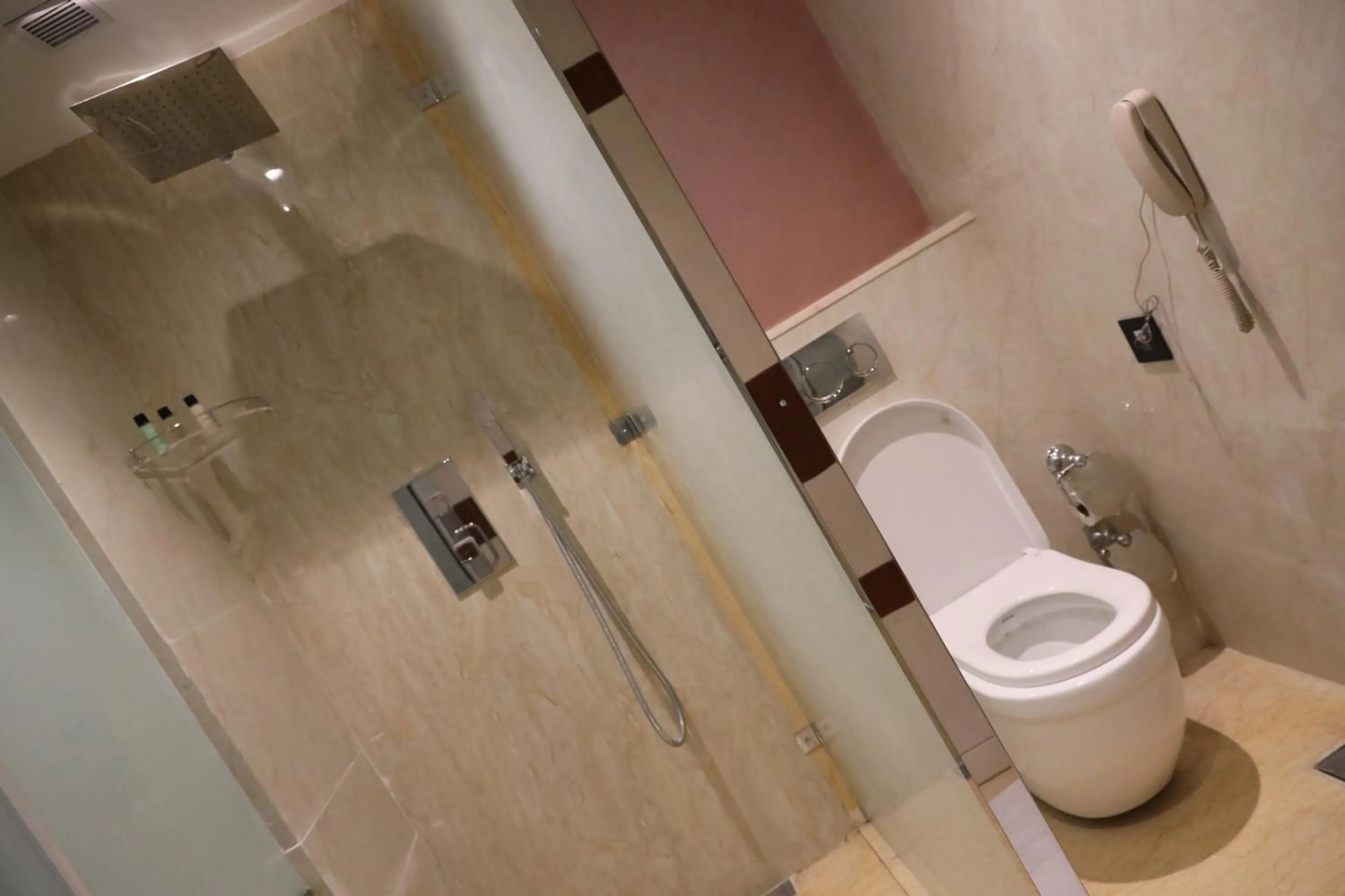 Shower in Regenta Central RS Chennai OMR SIPCOT