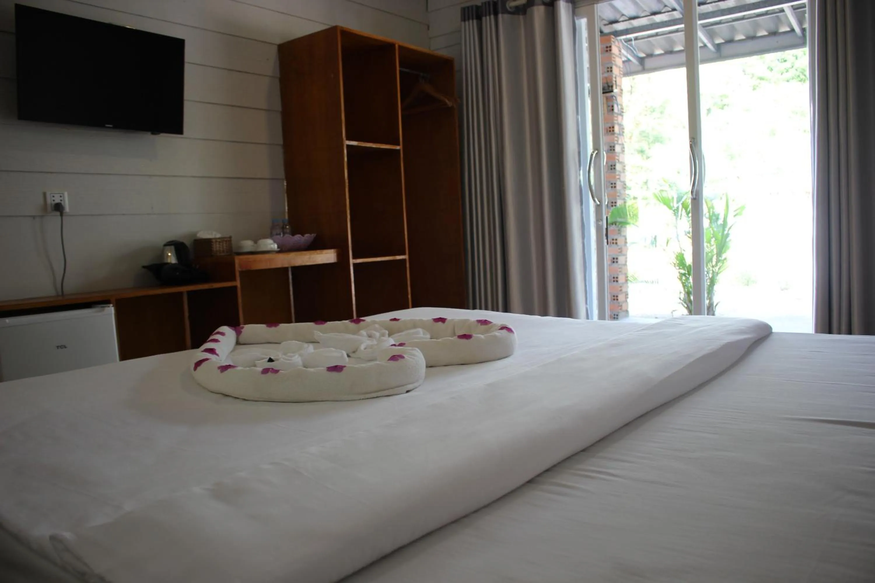 Bed in Scarlet Sails Resort
