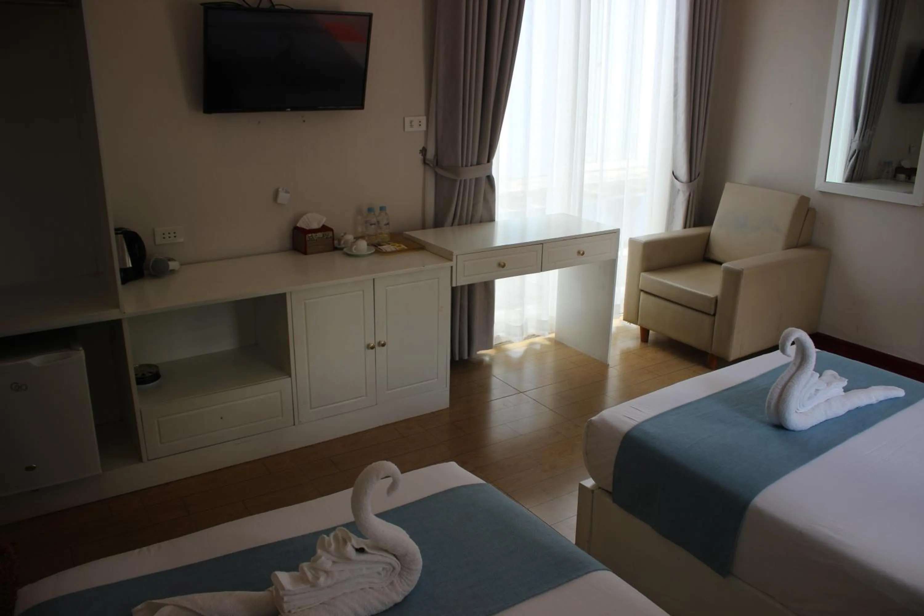 Bed in Scarlet Sails Resort