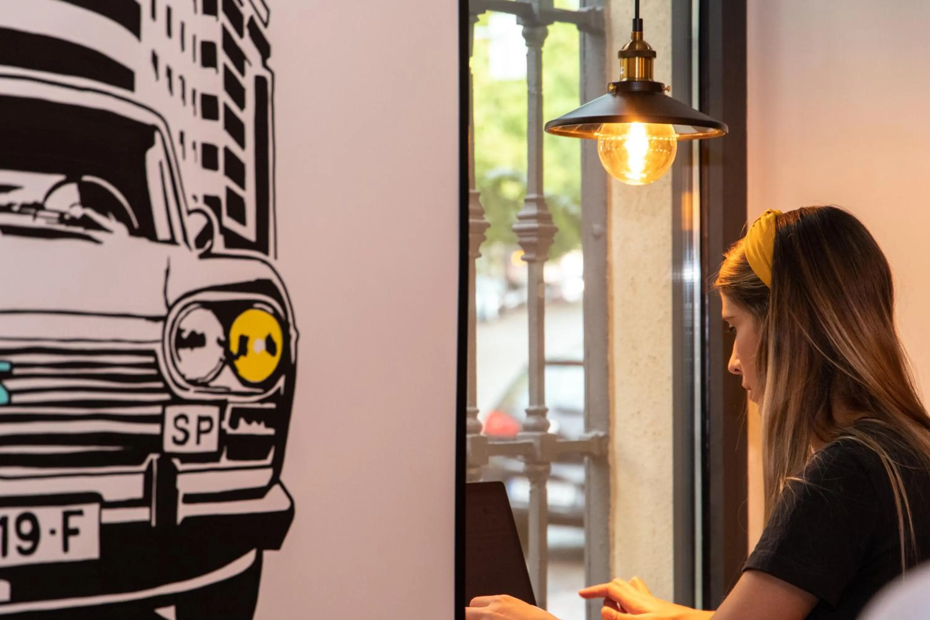 Lobby or reception in Petit Hostel La Latina