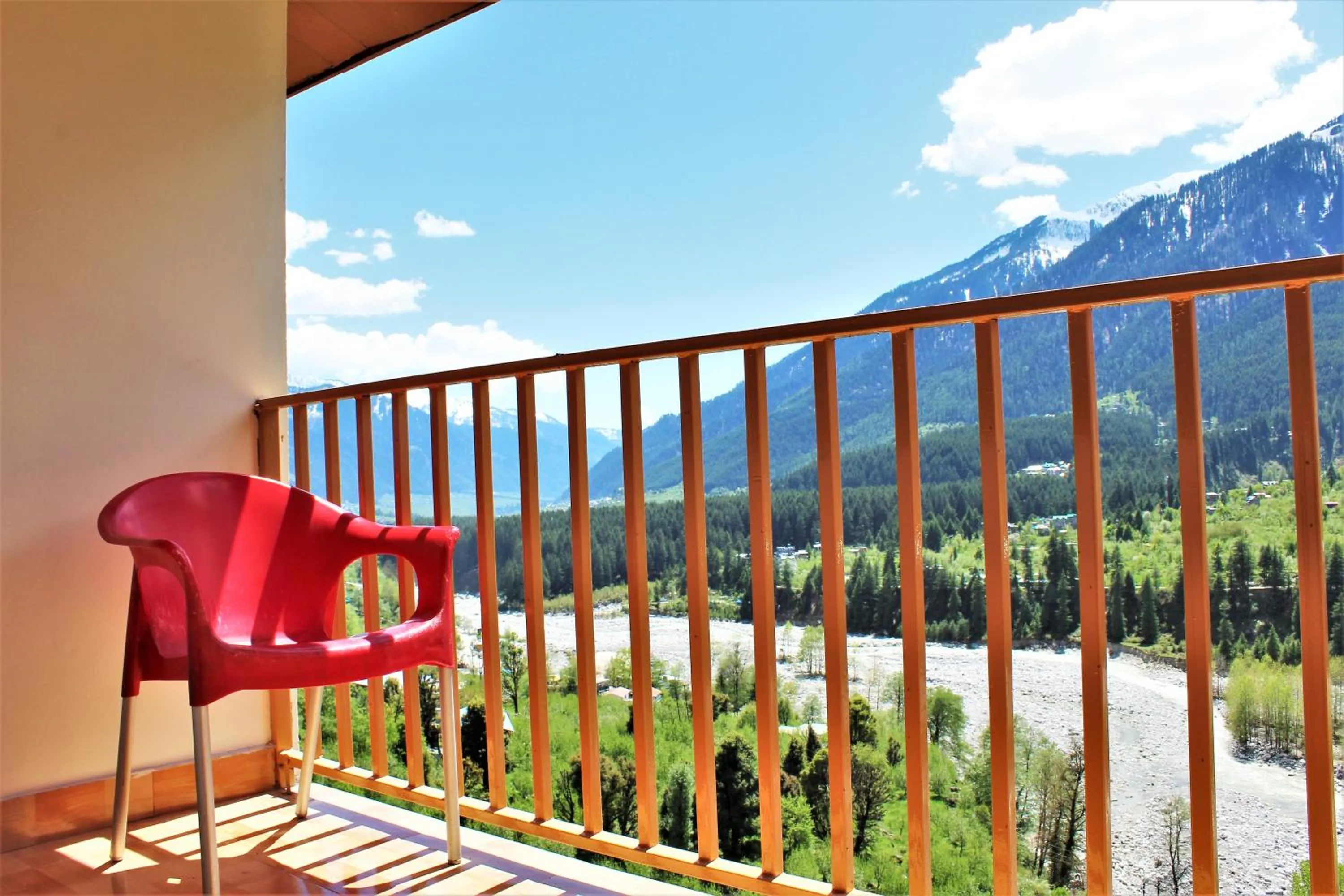 Balcony/Terrace in La Vaca India Manali