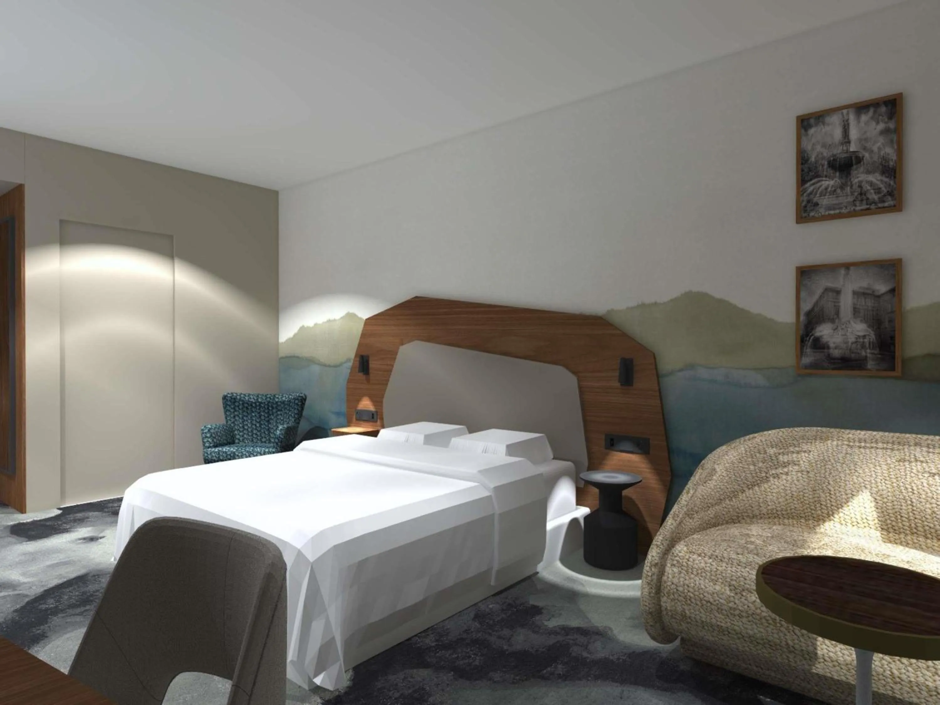 Bedroom, Bed in Mercure Aix-en-Provence La Duranne Gare TGV