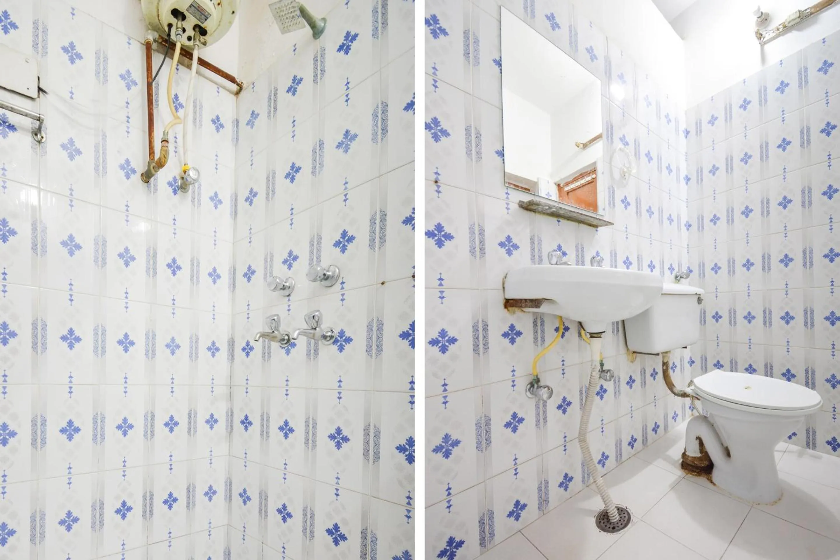 Bathroom in SPOT ON 36686 Hotel Om Shanti Palace