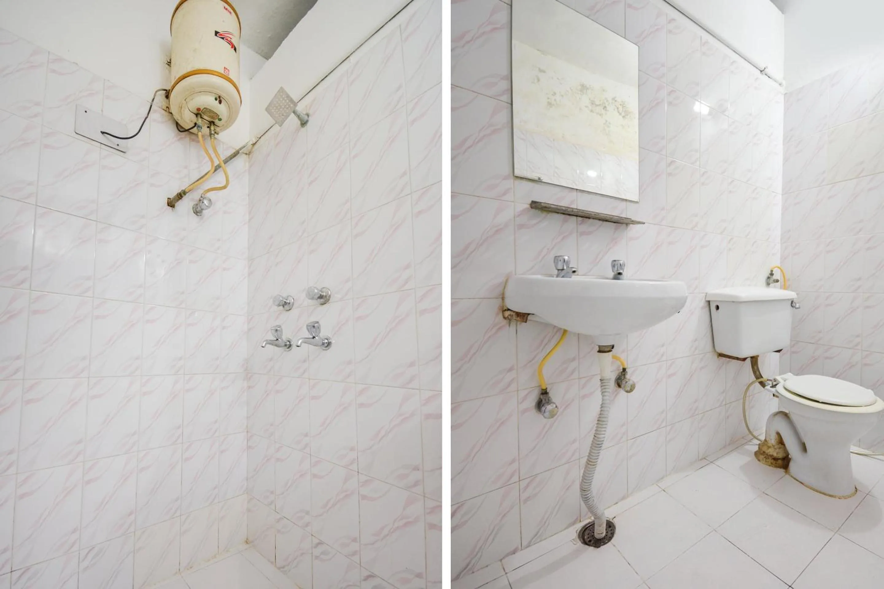 Bathroom in SPOT ON 36686 Hotel Om Shanti Palace