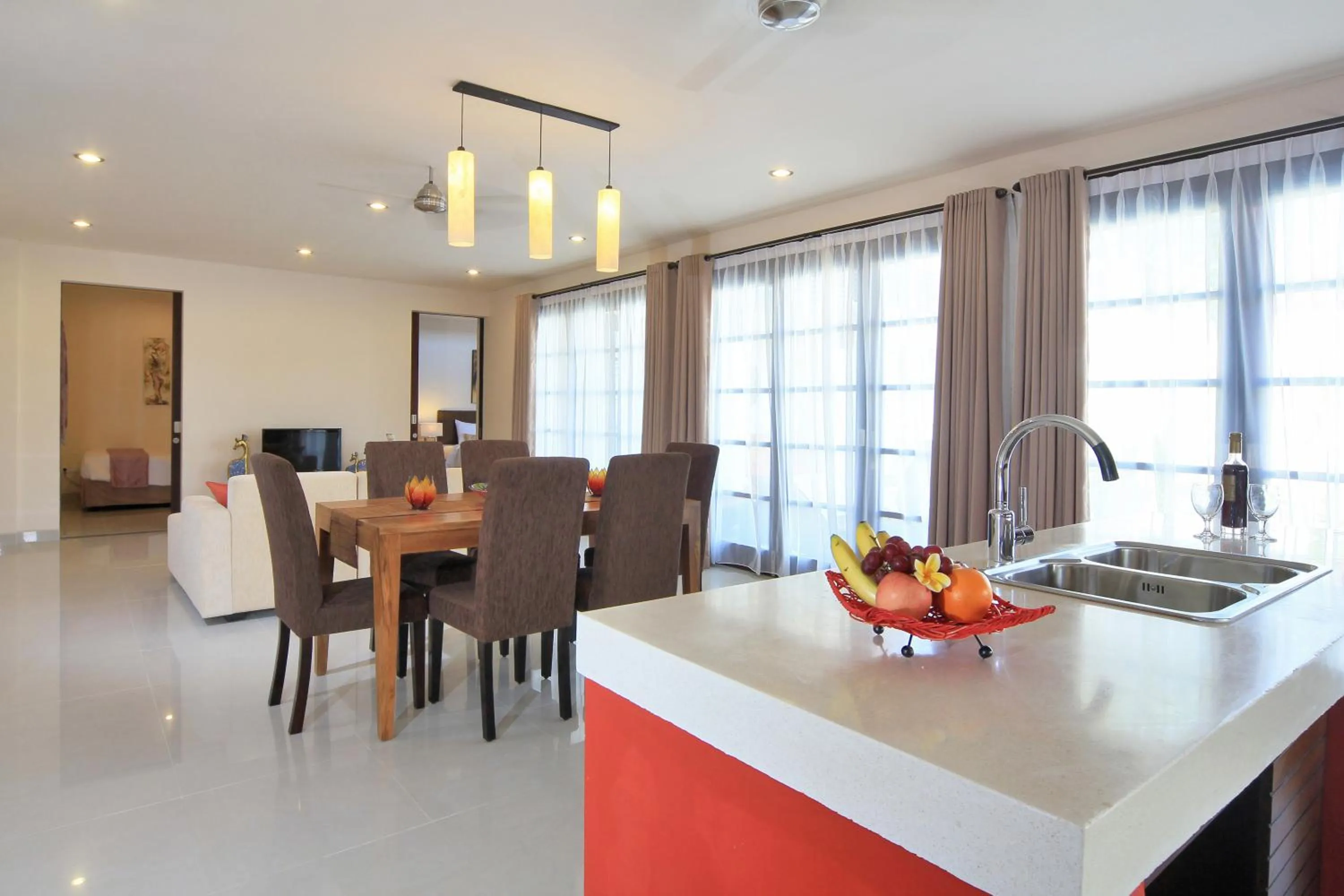Kitchen or kitchenette in Destiny Villas and Residence