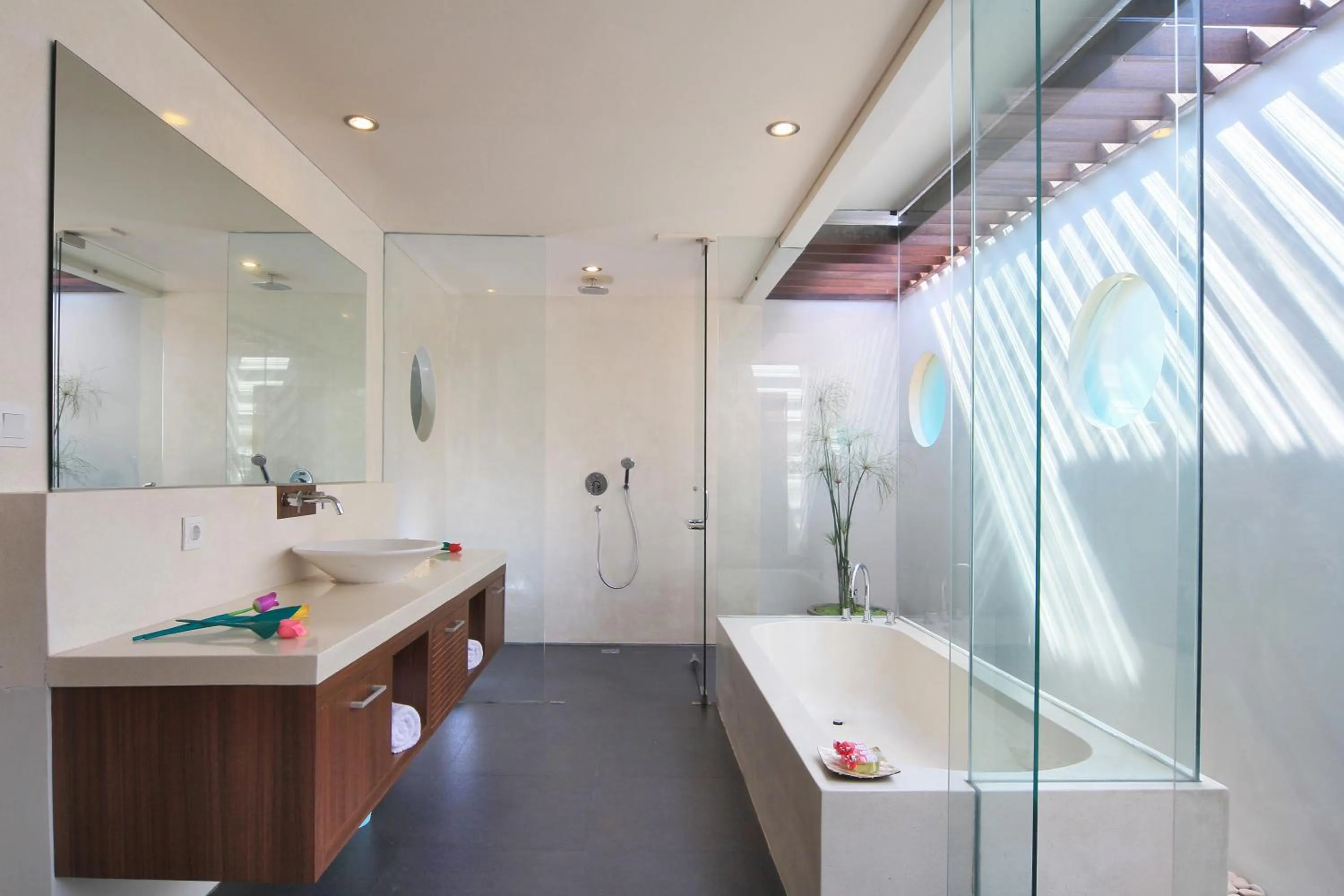 Bathroom in Destiny Villas and Residence