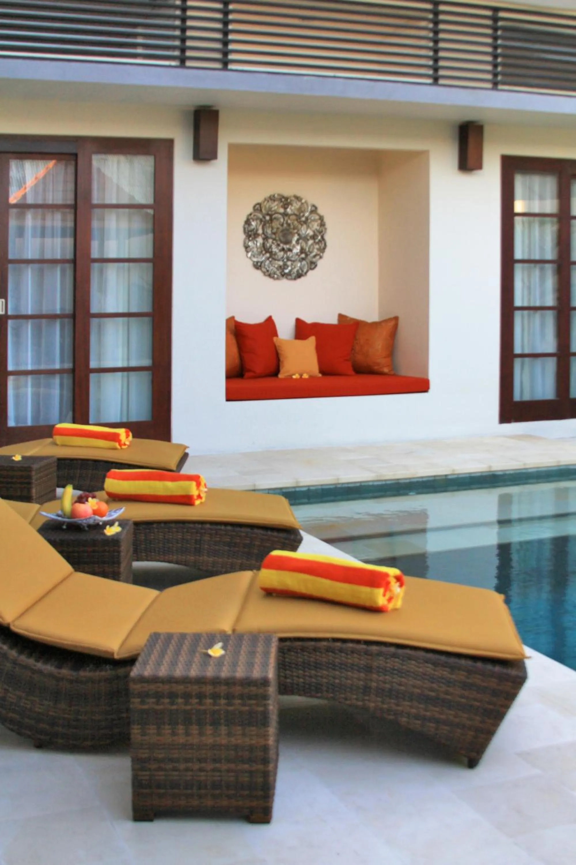 Swimming pool in Destiny Villas and Residence