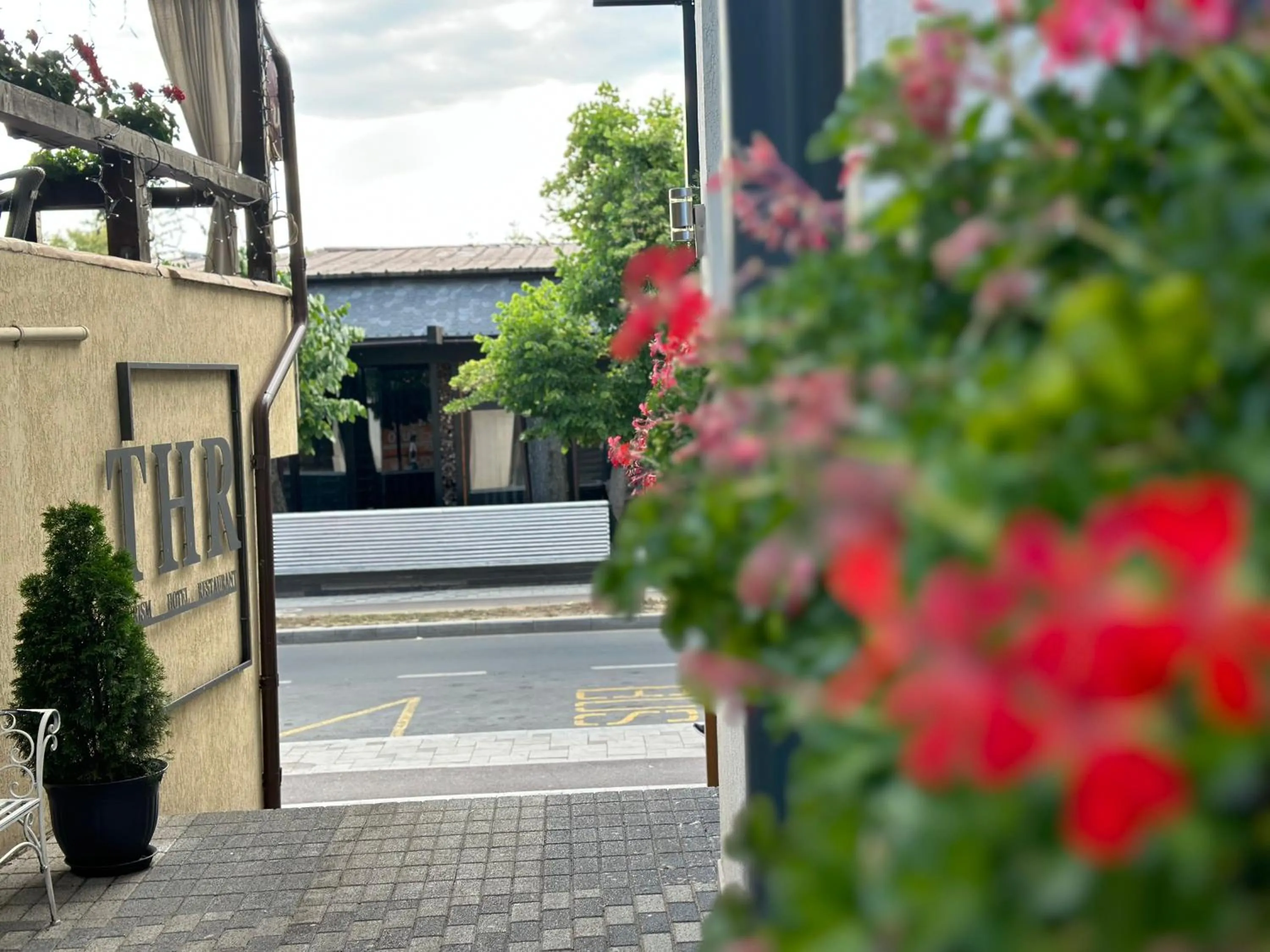 Quiet street view in Hotel THR Center
