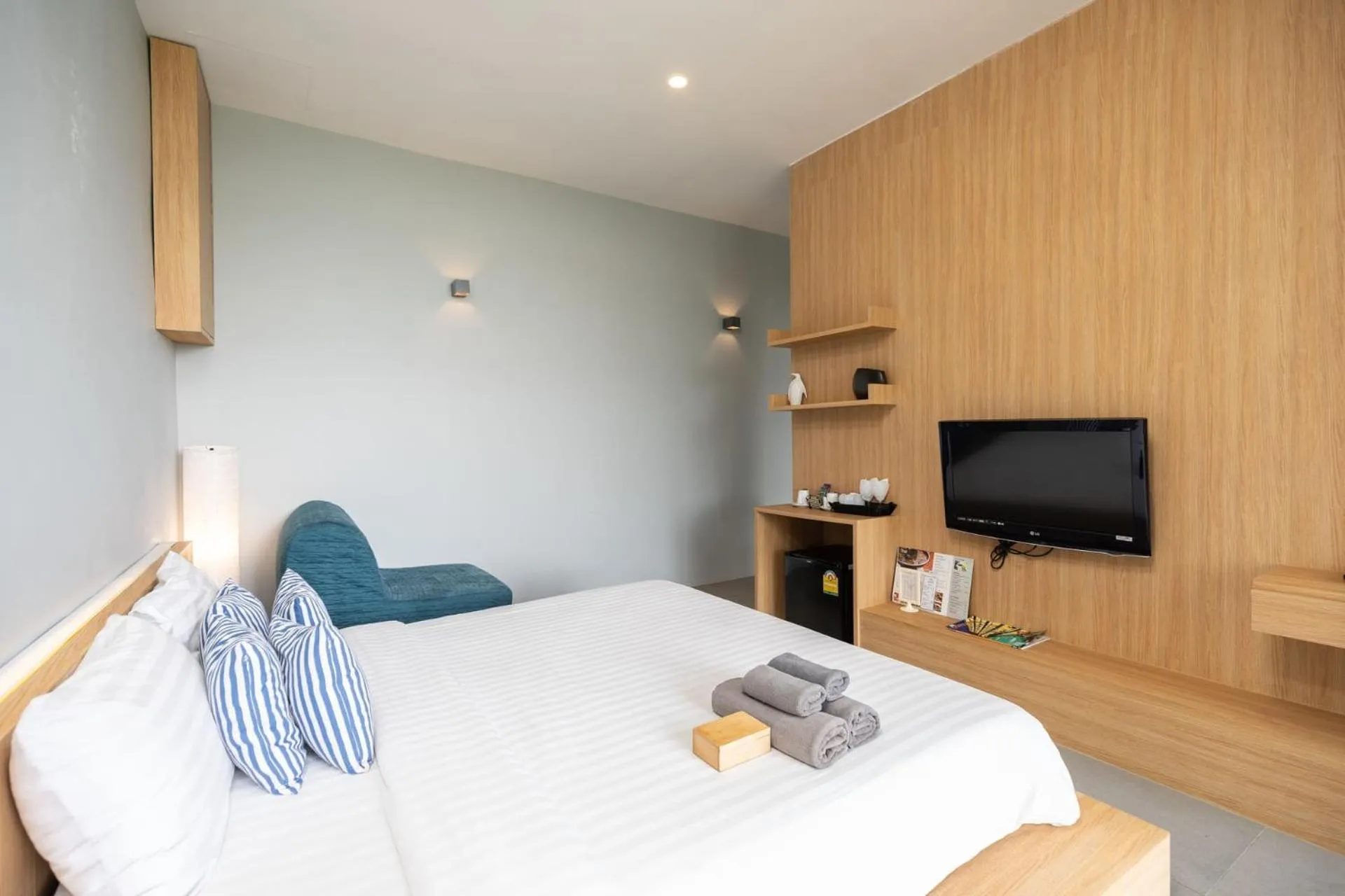 Bed in Veravian Resort