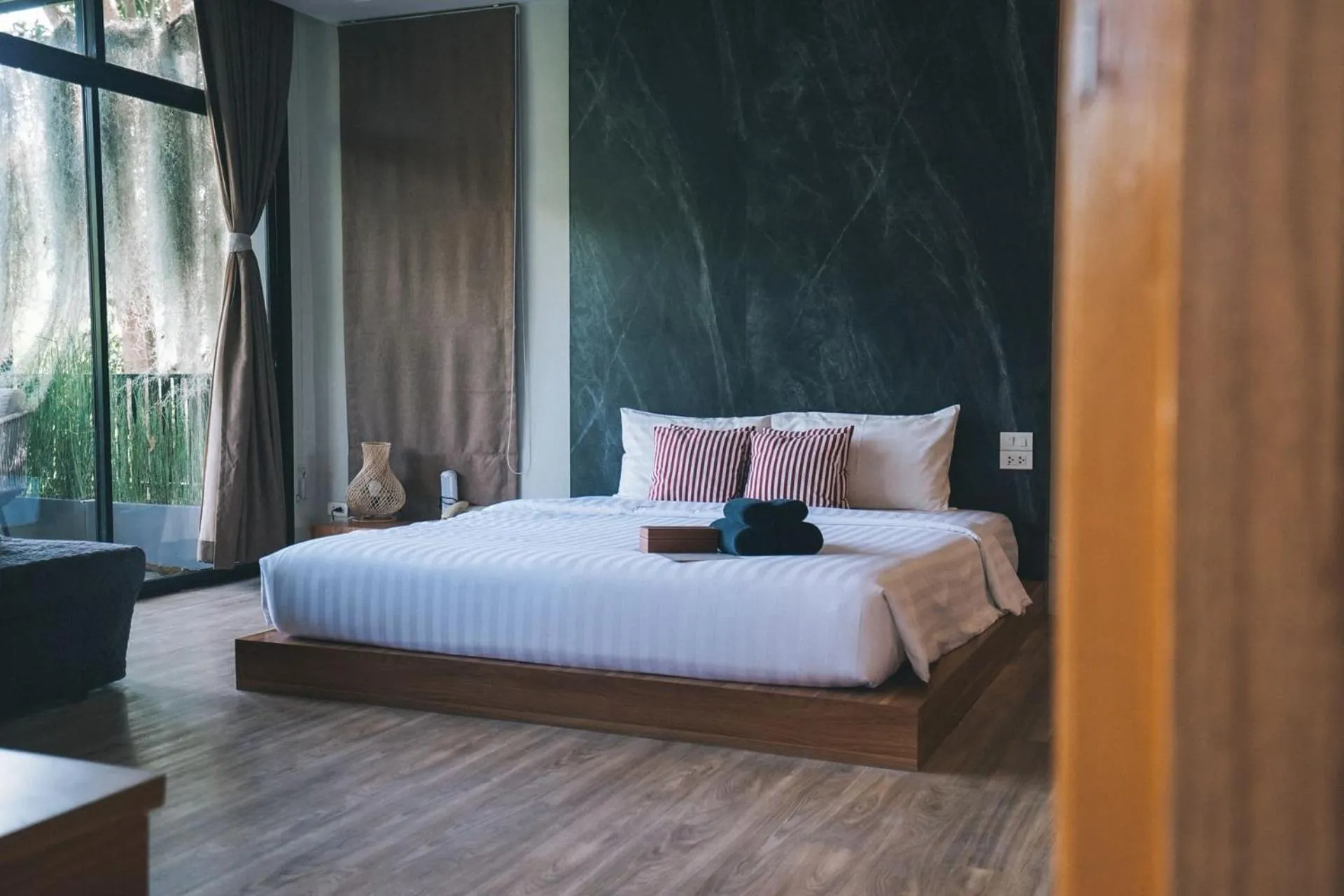 Bed in Veravian Resort