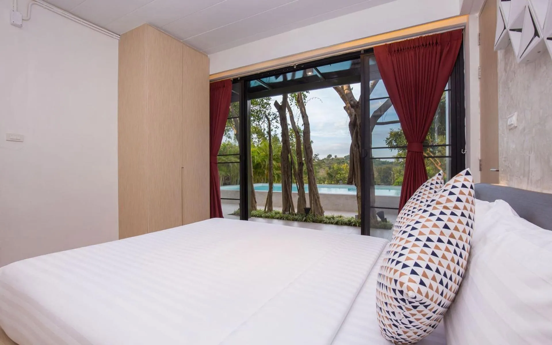 Bed in Veravian Resort