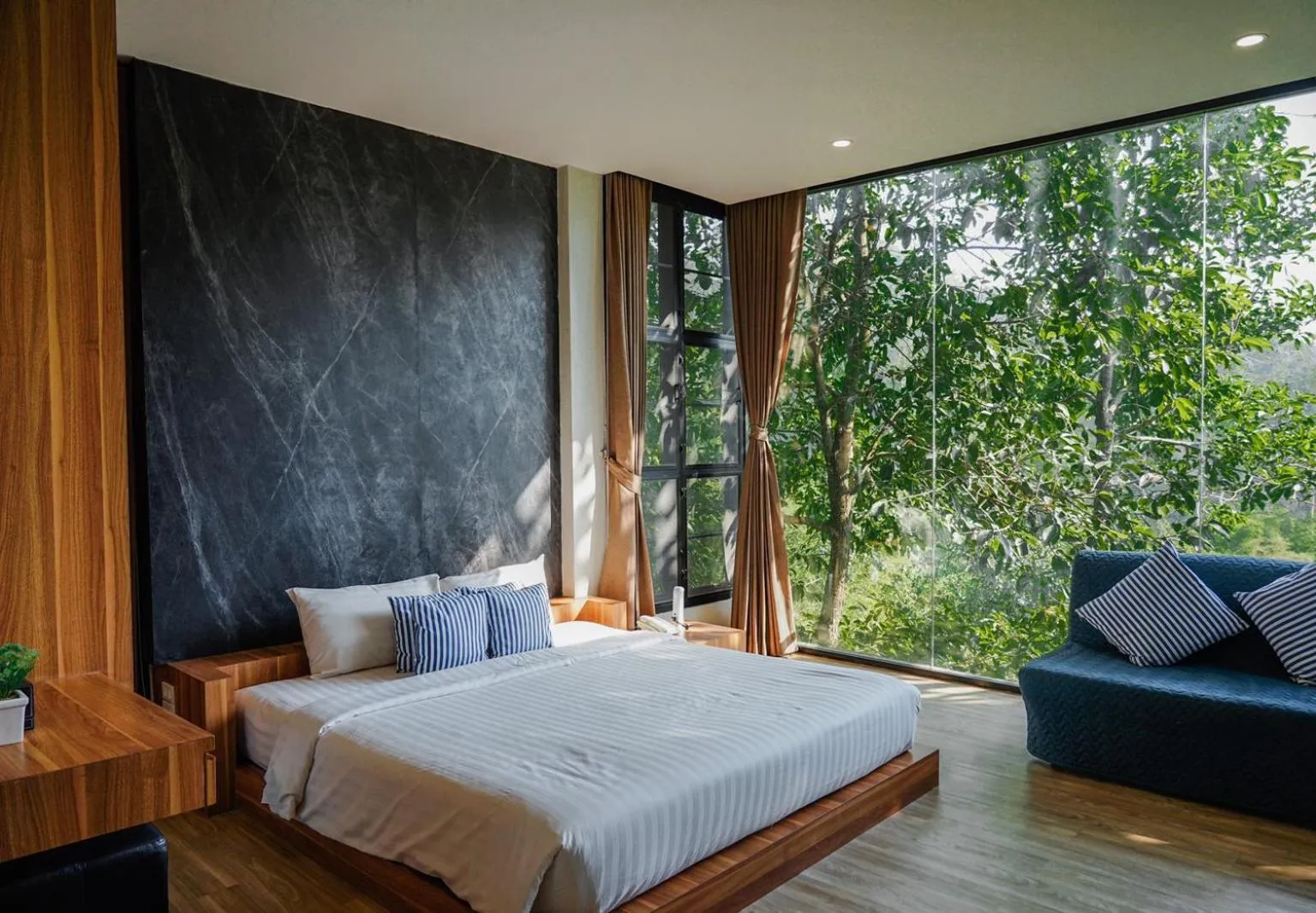 Bed in Veravian Resort