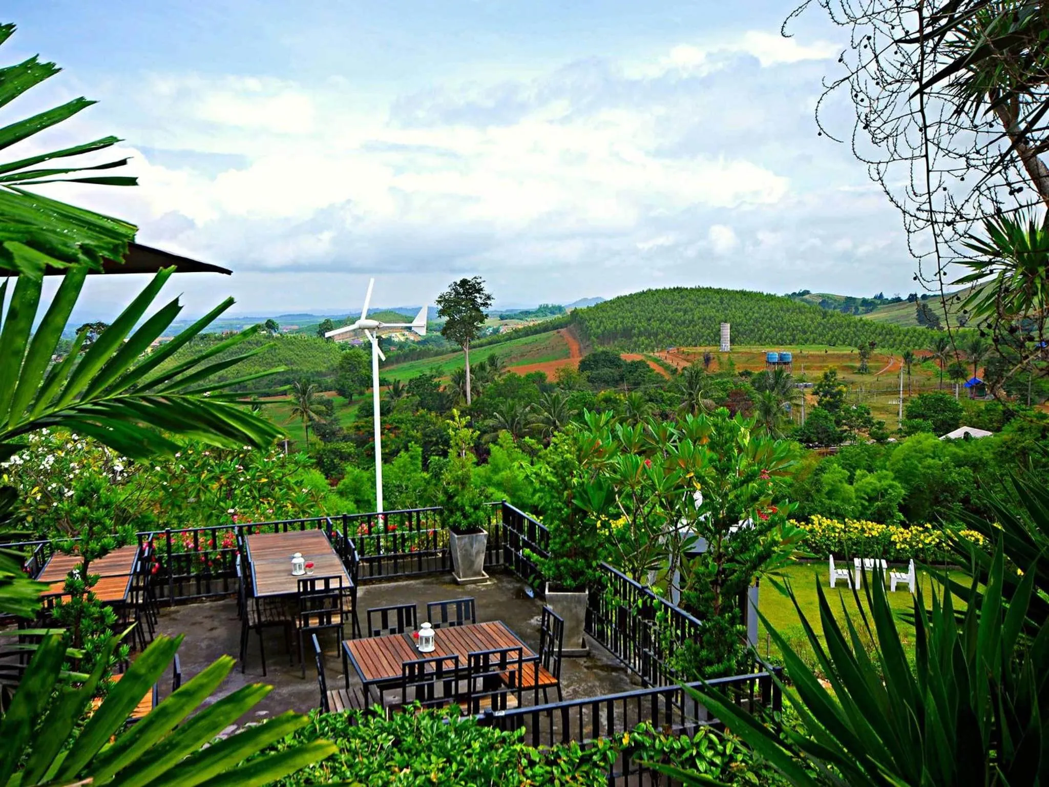 Patio in Veravian Resort