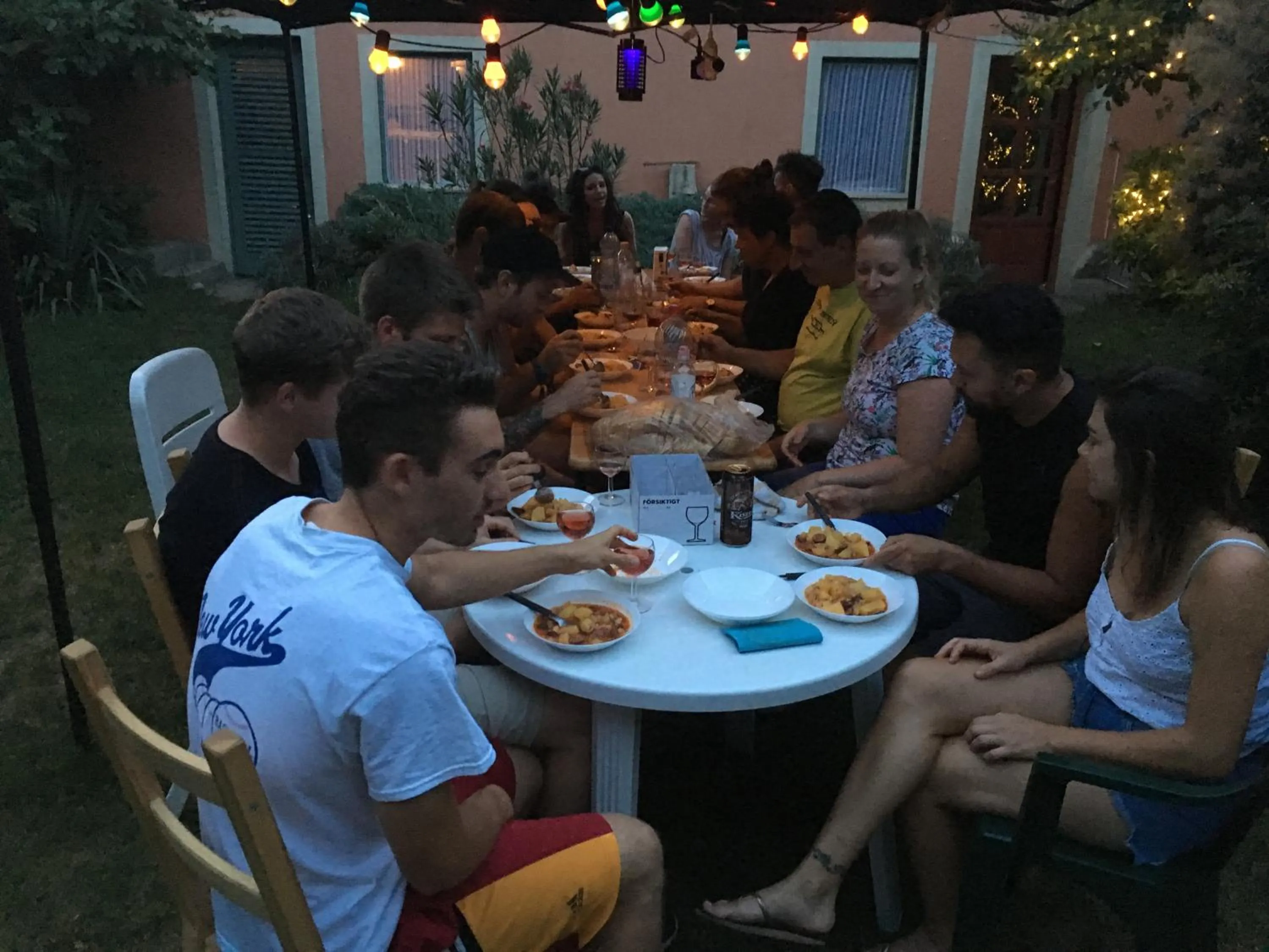 People in Budapest Garden Hostel - Age limit 39