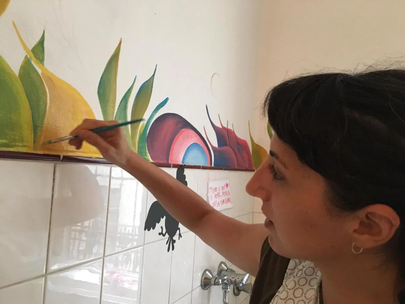 Communal kitchen in Budapest Garden Hostel - Age limit 39