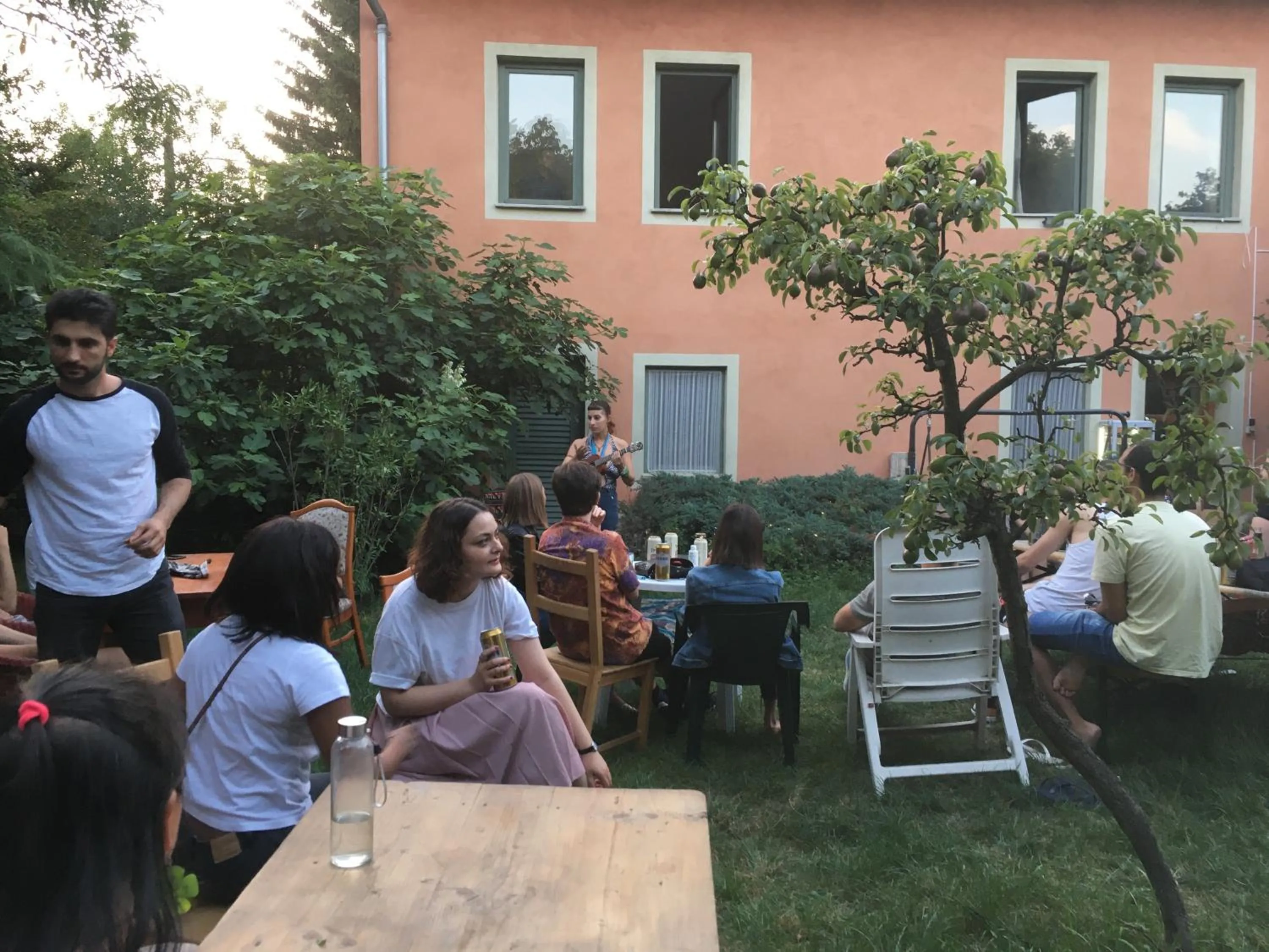 People in Budapest Garden Hostel - Age limit 39