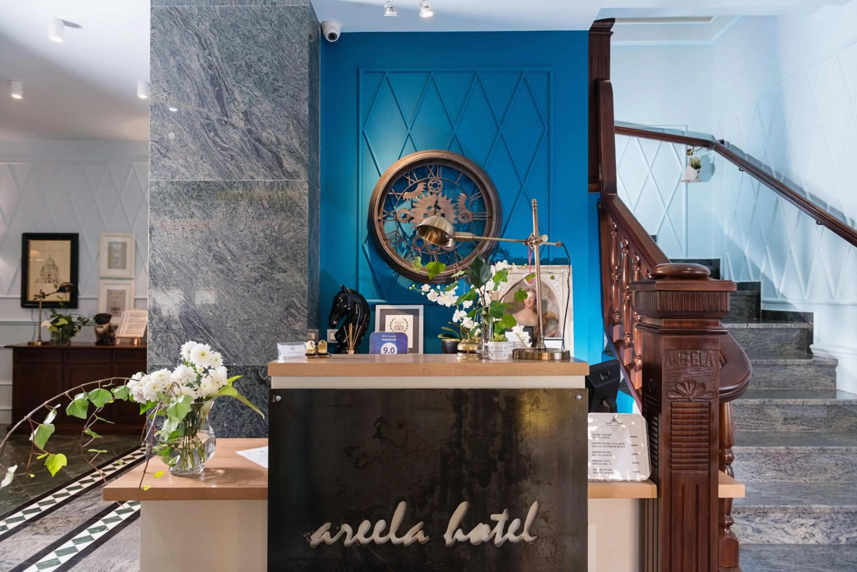 Lobby or reception in Areela Boutique Hotel