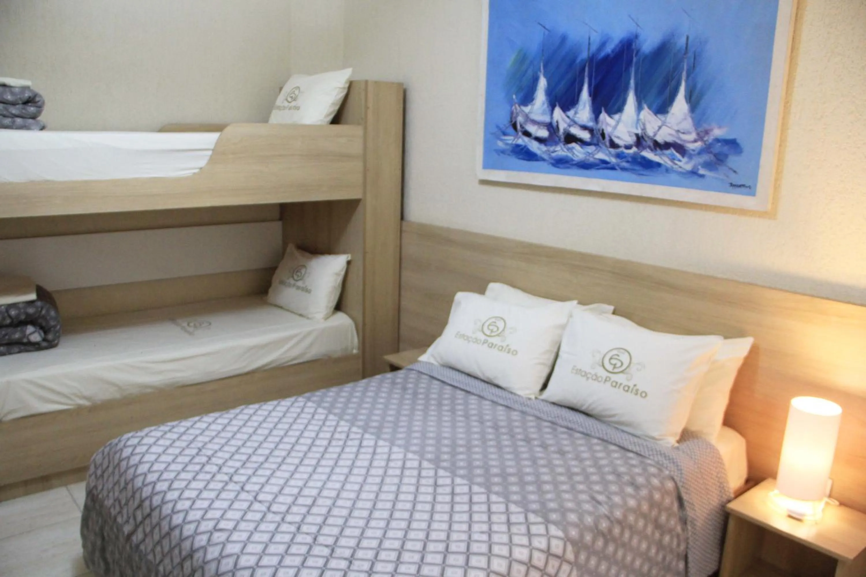 bunk bed, Bed in Hotel Estação Paraíso - ao lado do Metrô Paraíso e 600m da Av Paulista