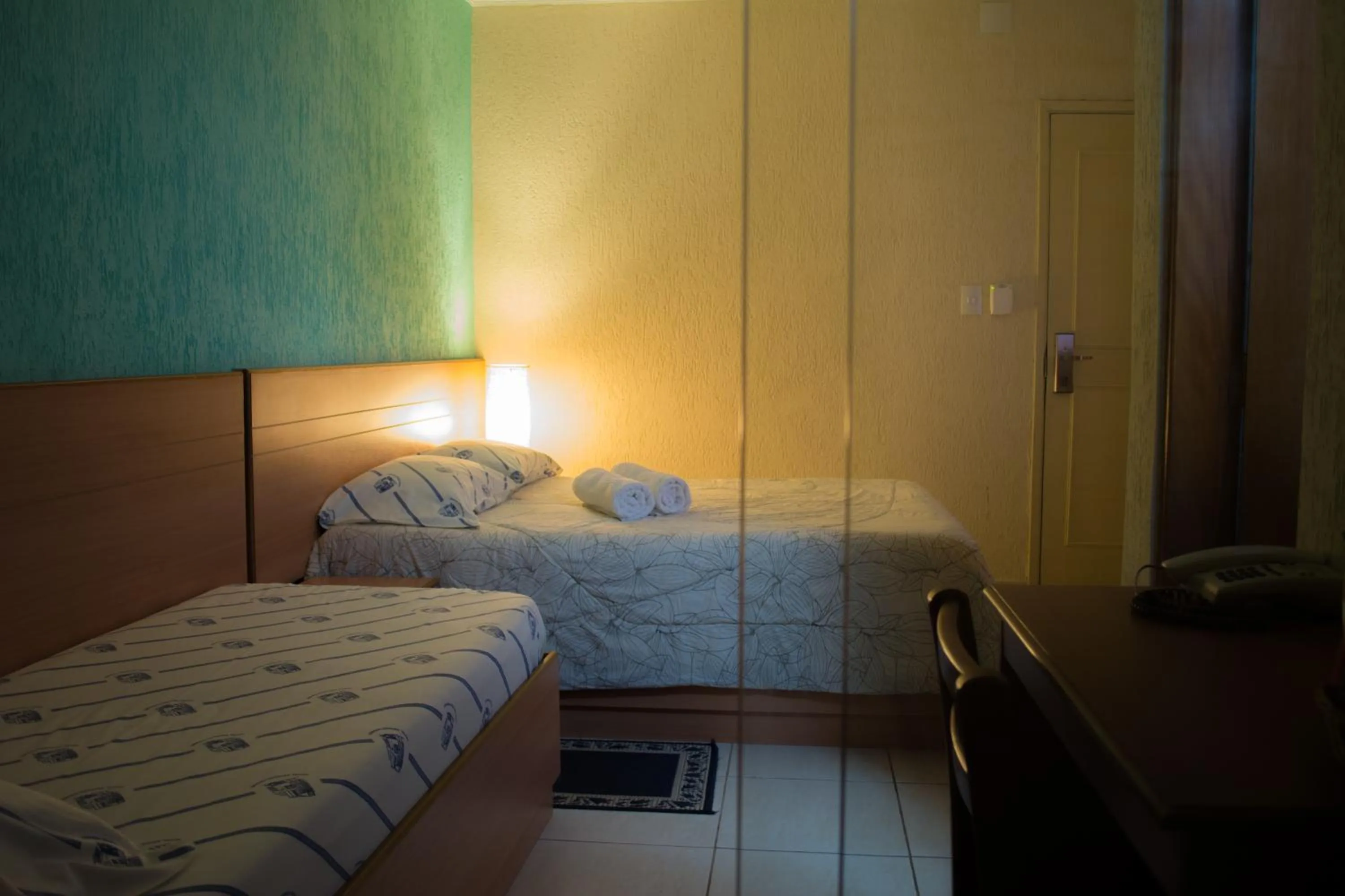 Photo of the whole room, Bed in Hotel Estação Paraíso - ao lado do Metrô Paraíso e 600m da Av Paulista