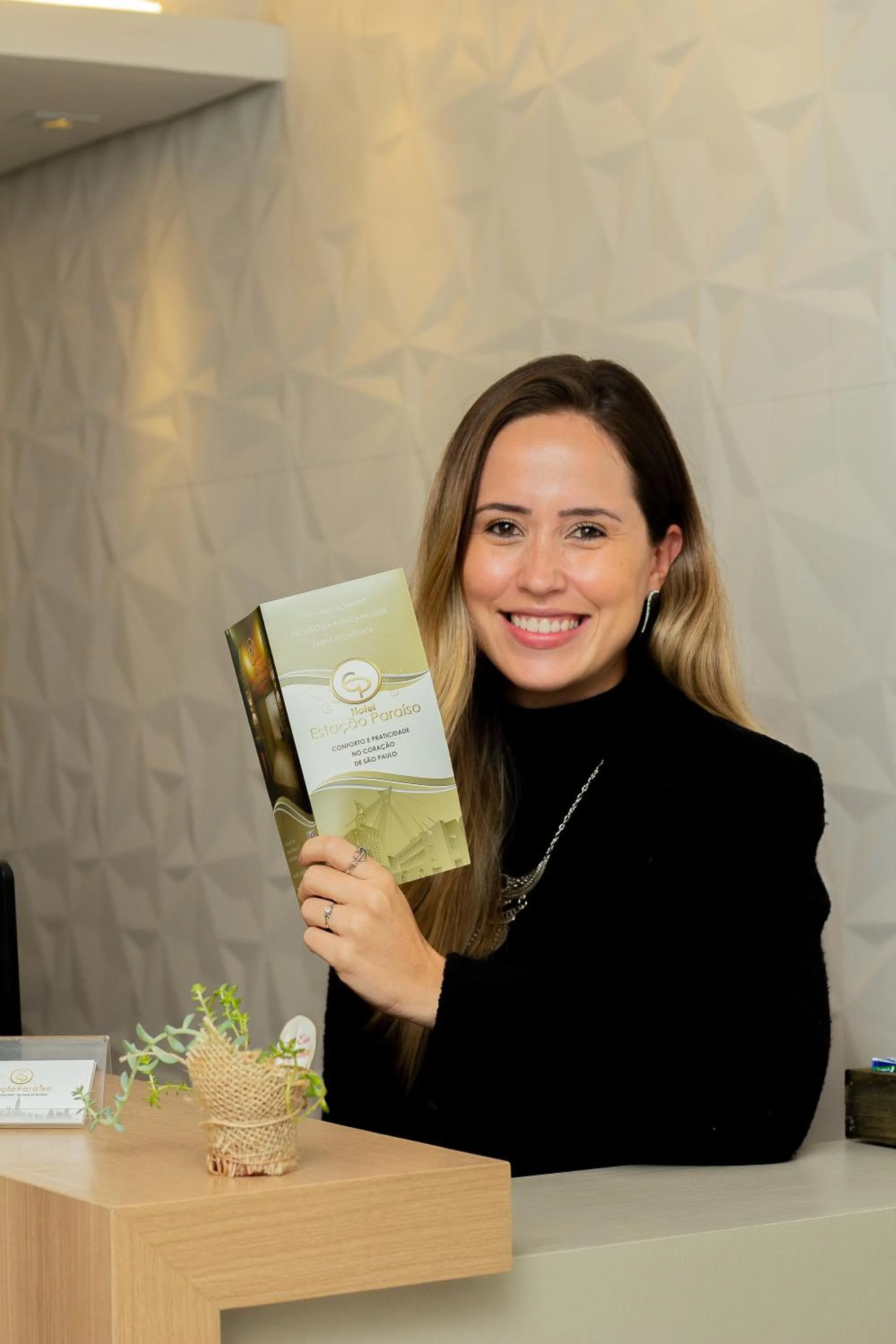 Lobby or reception in Hotel Estação Paraíso - ao lado do Metrô Paraíso e 600m da Av Paulista