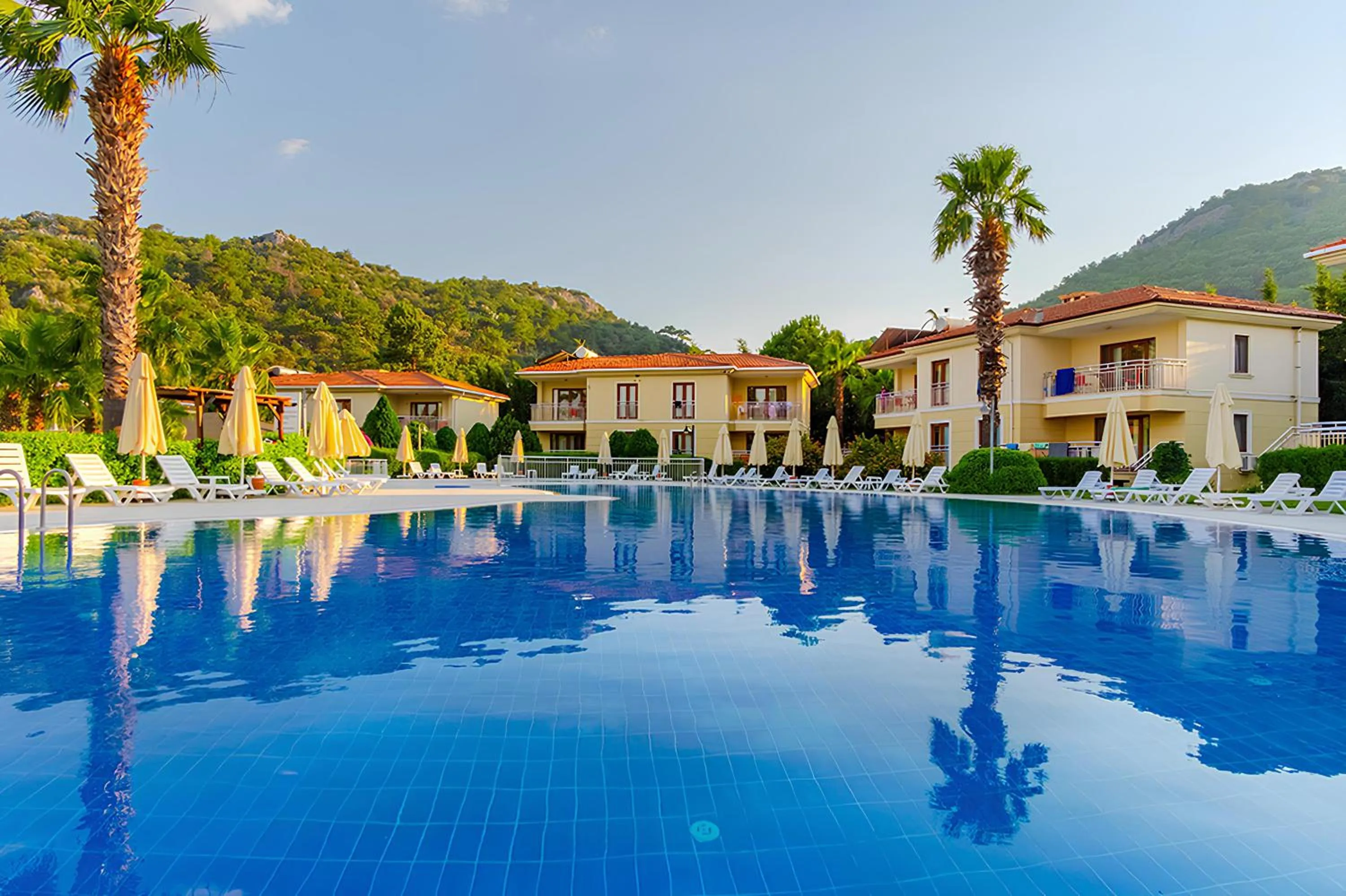 Pool view in The One Club Hotel