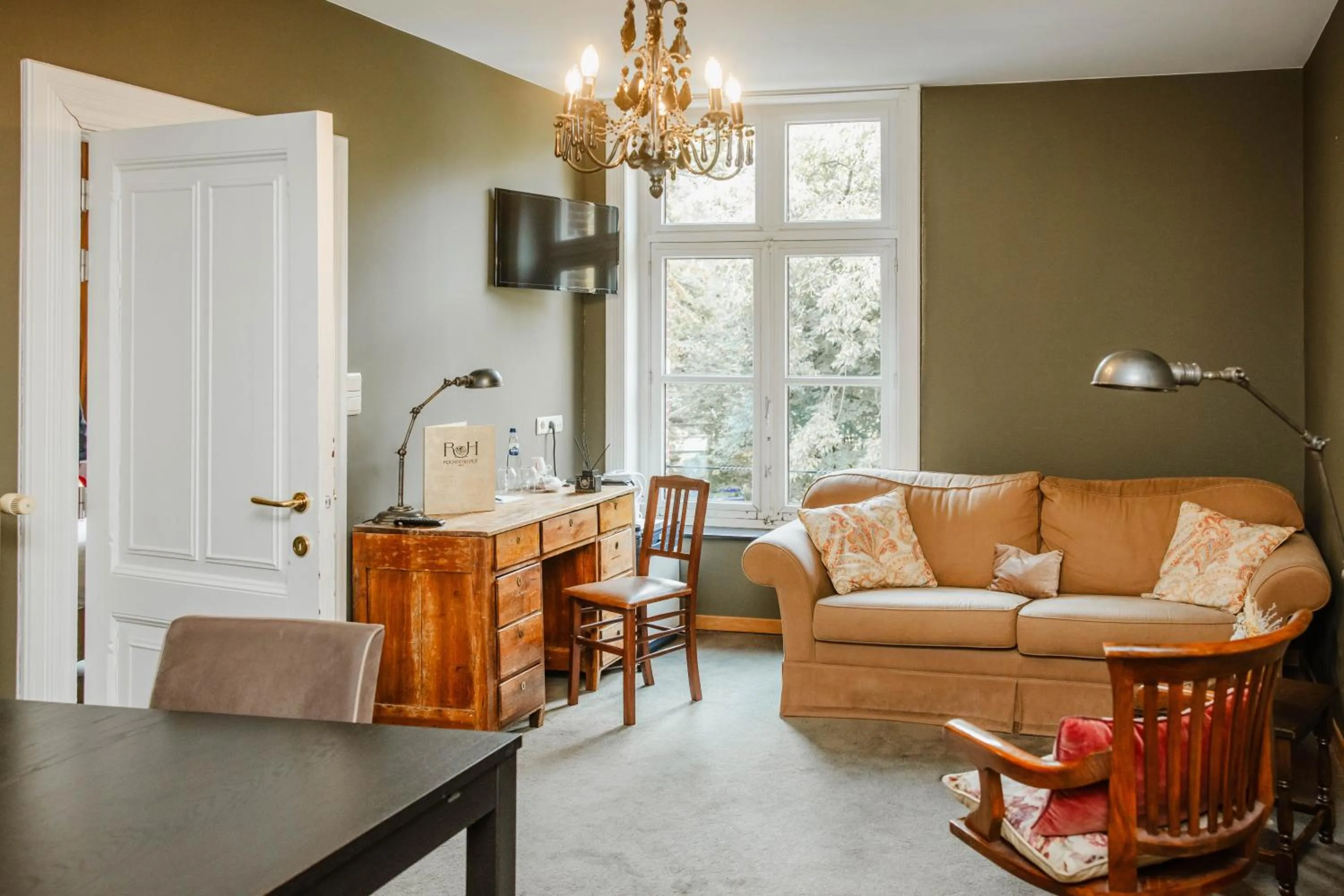 Living room in Boutique hotel Roosendaelhof