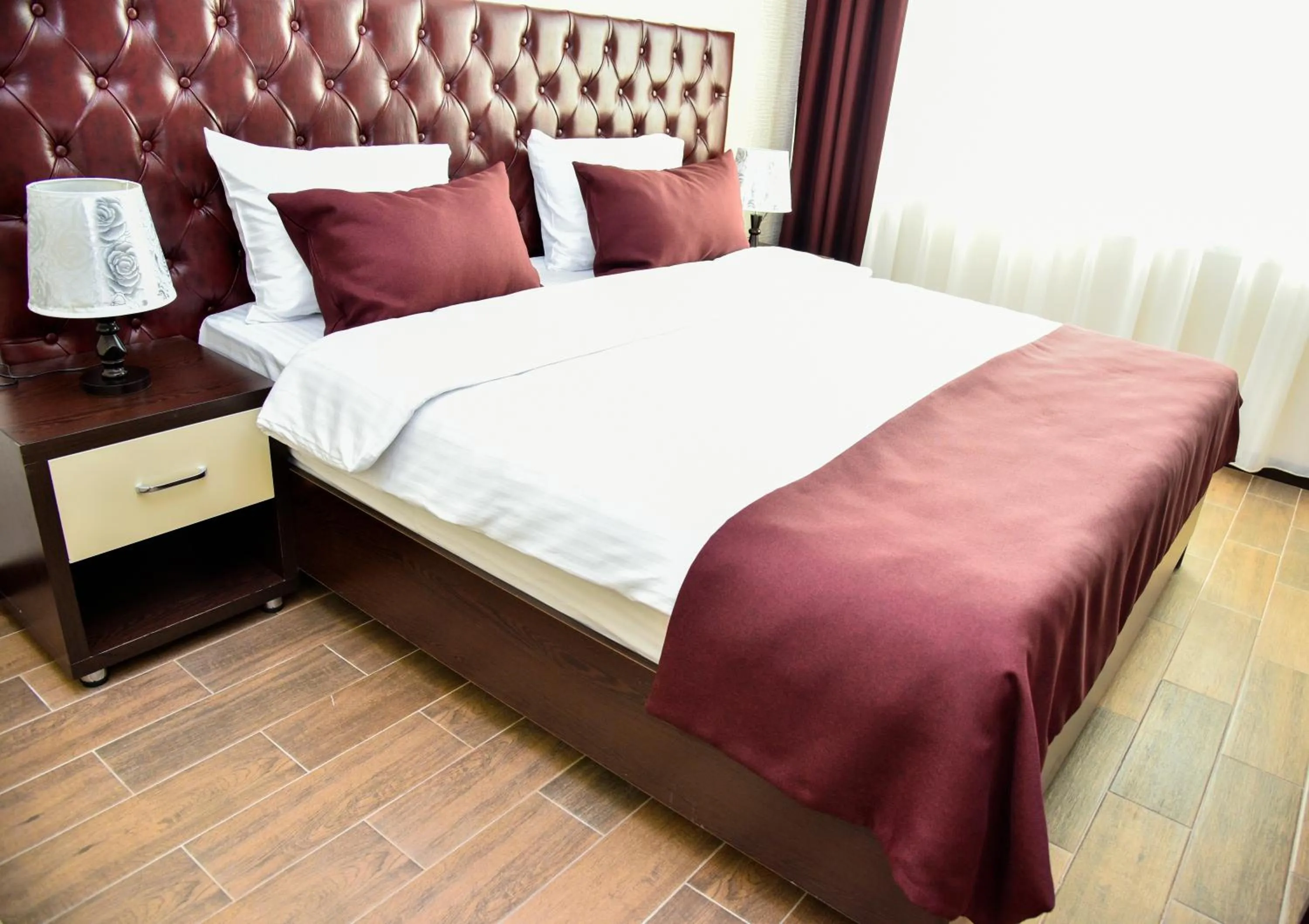 Bed in Supreme Hotel Baku