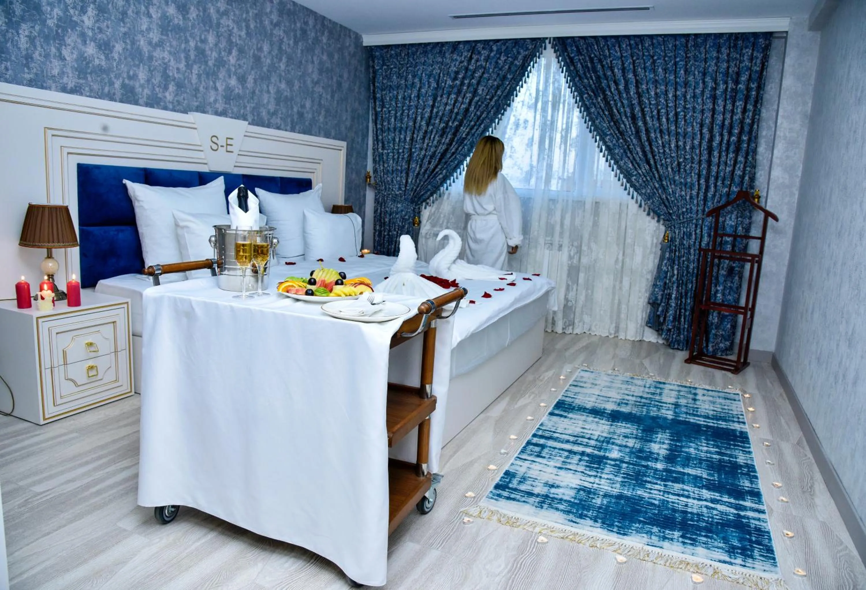 Bed in Supreme Hotel Baku