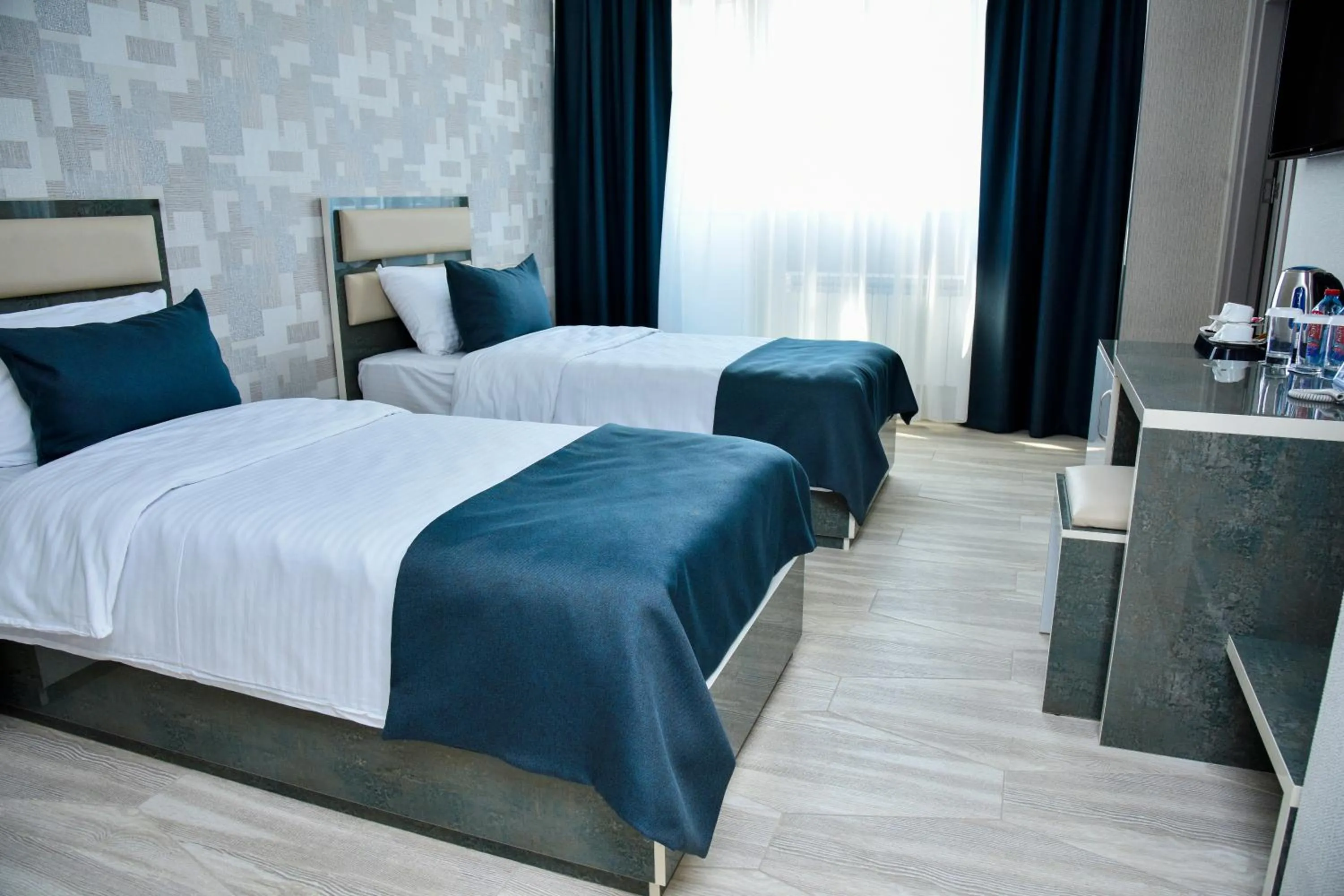 Bed in Supreme Hotel Baku