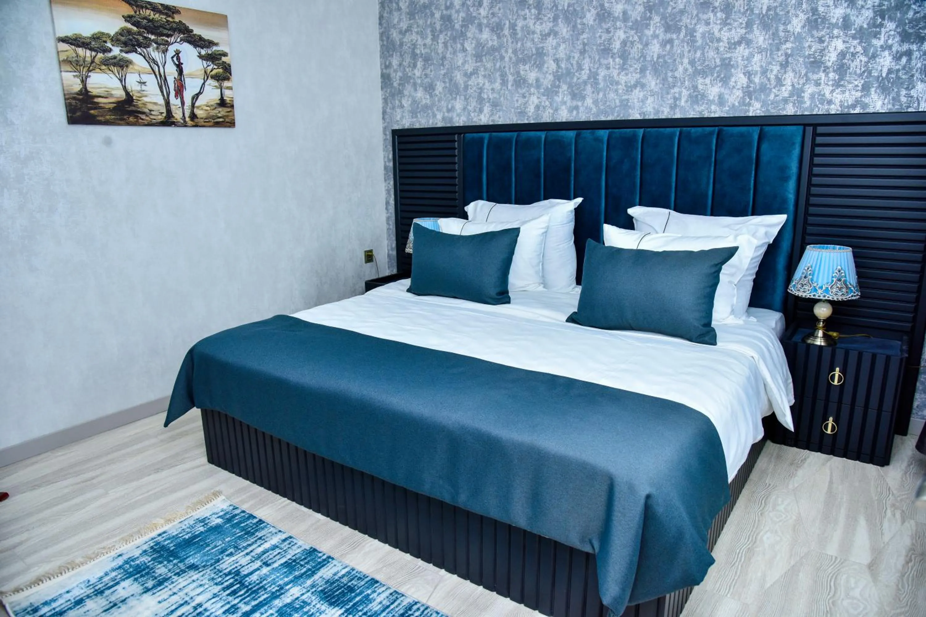 Bed in Supreme Hotel Baku