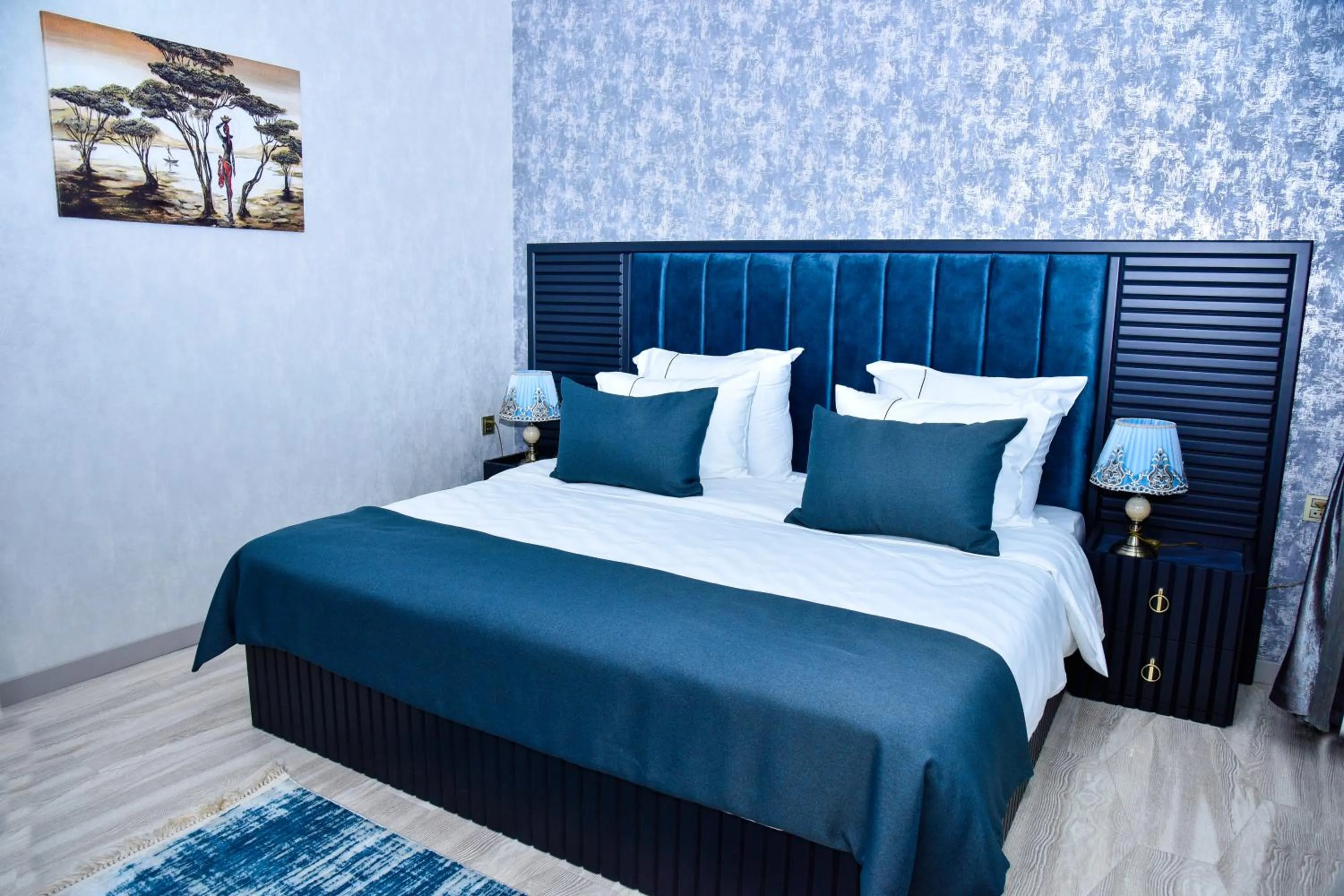 Bed in Supreme Hotel Baku