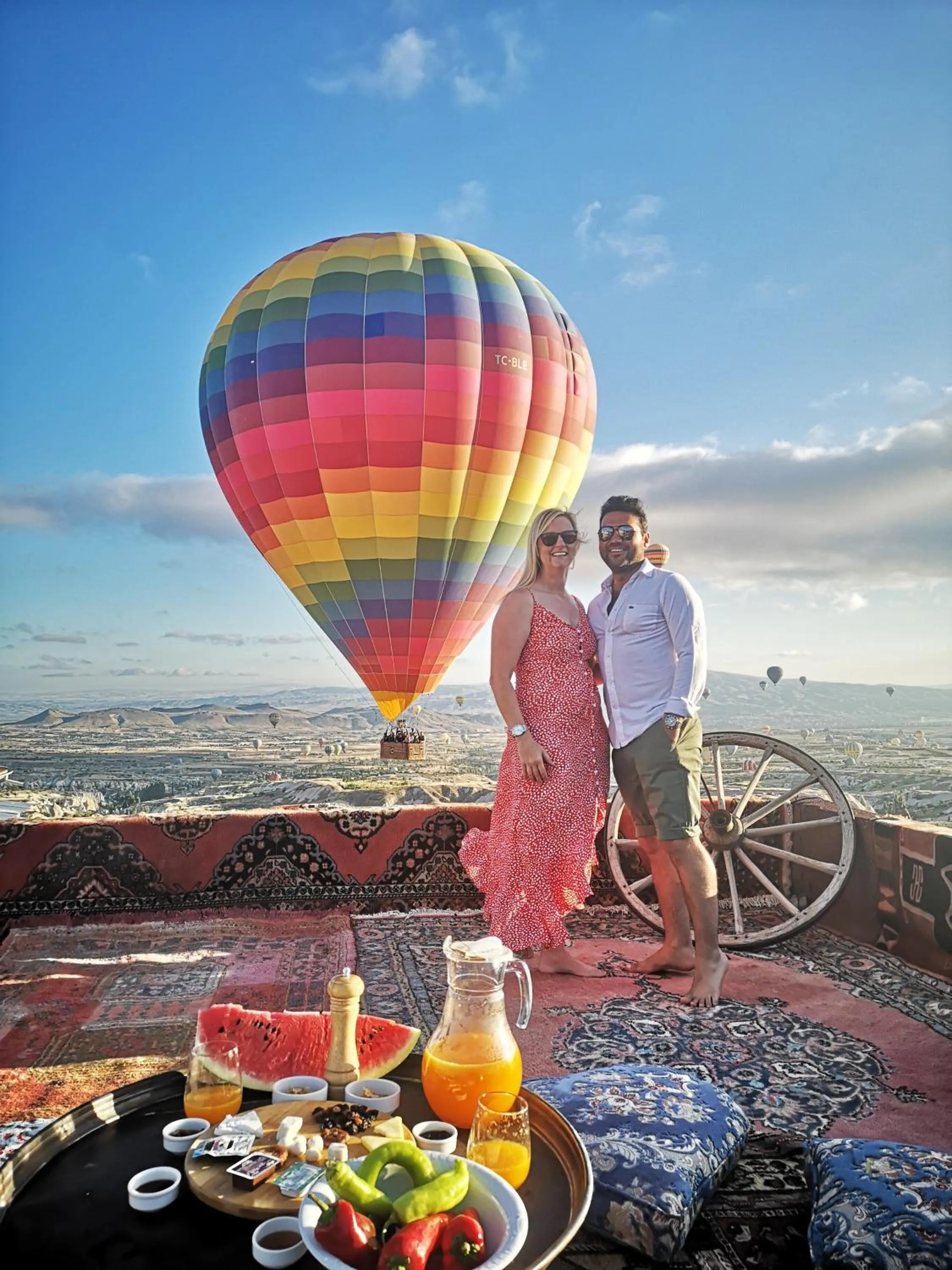 People in Hermes Cave Hotel