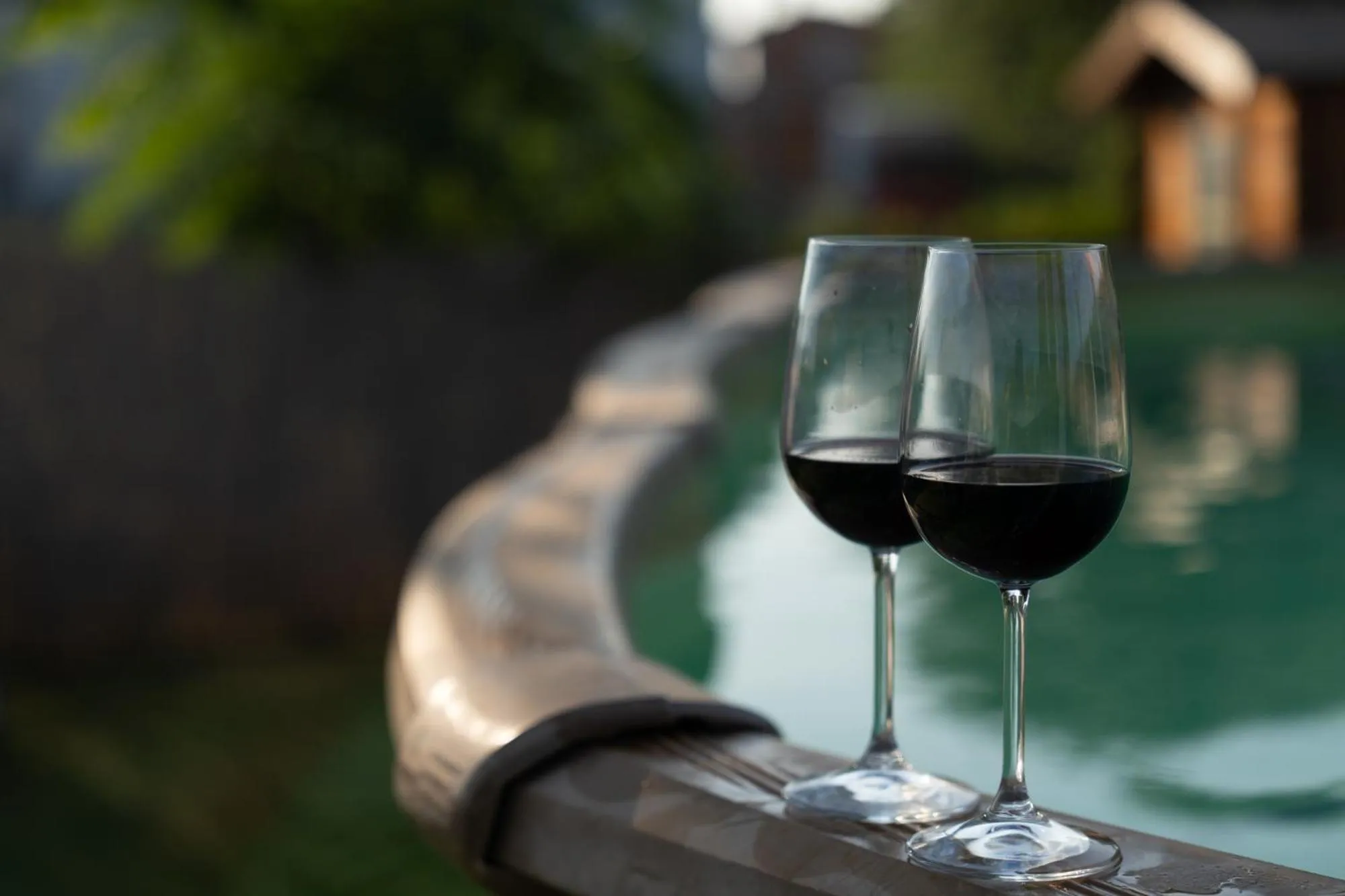 Pool view in Cappannelle Country House Tuscany