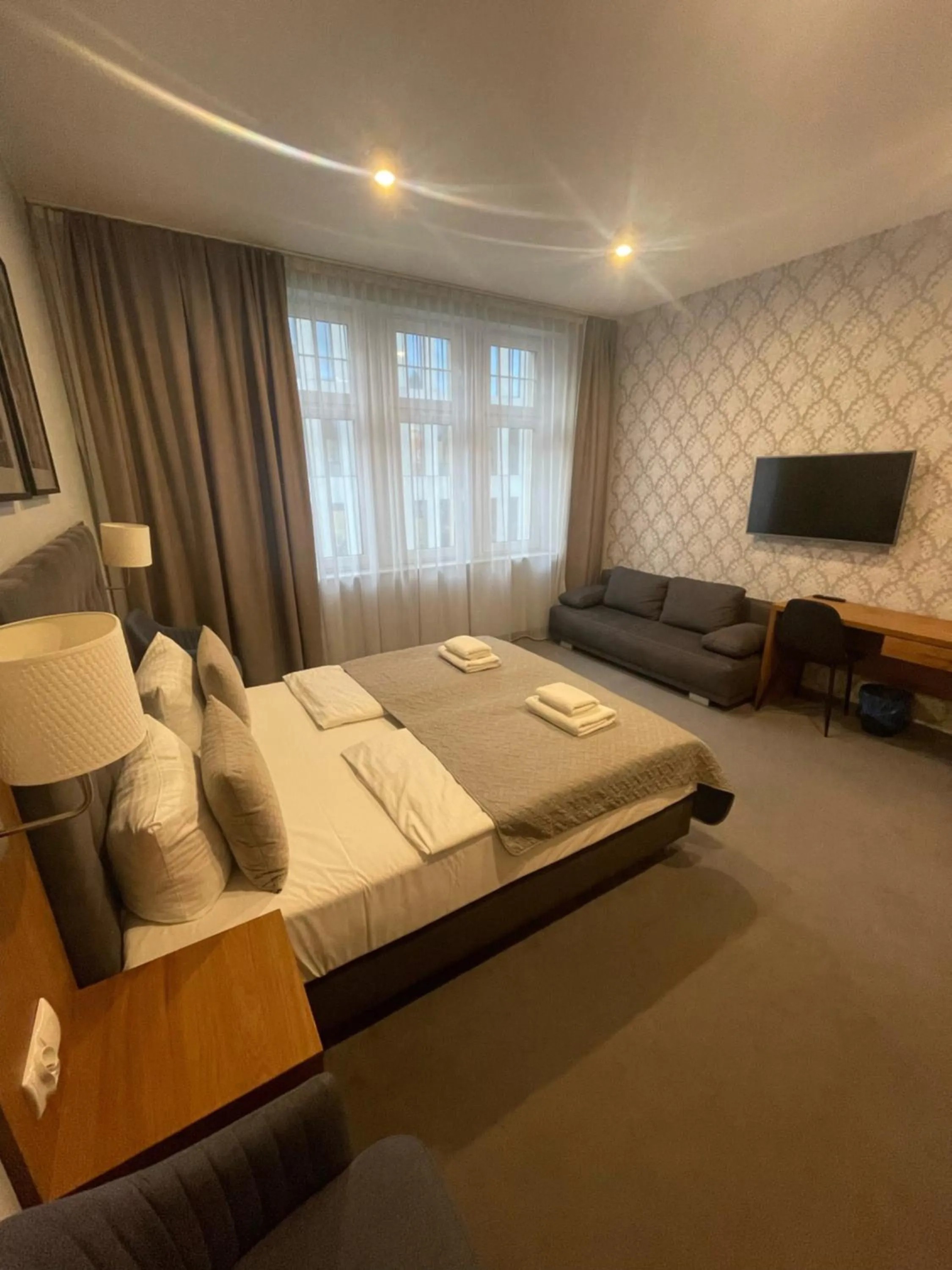 Bed in Brassel Aparthotel