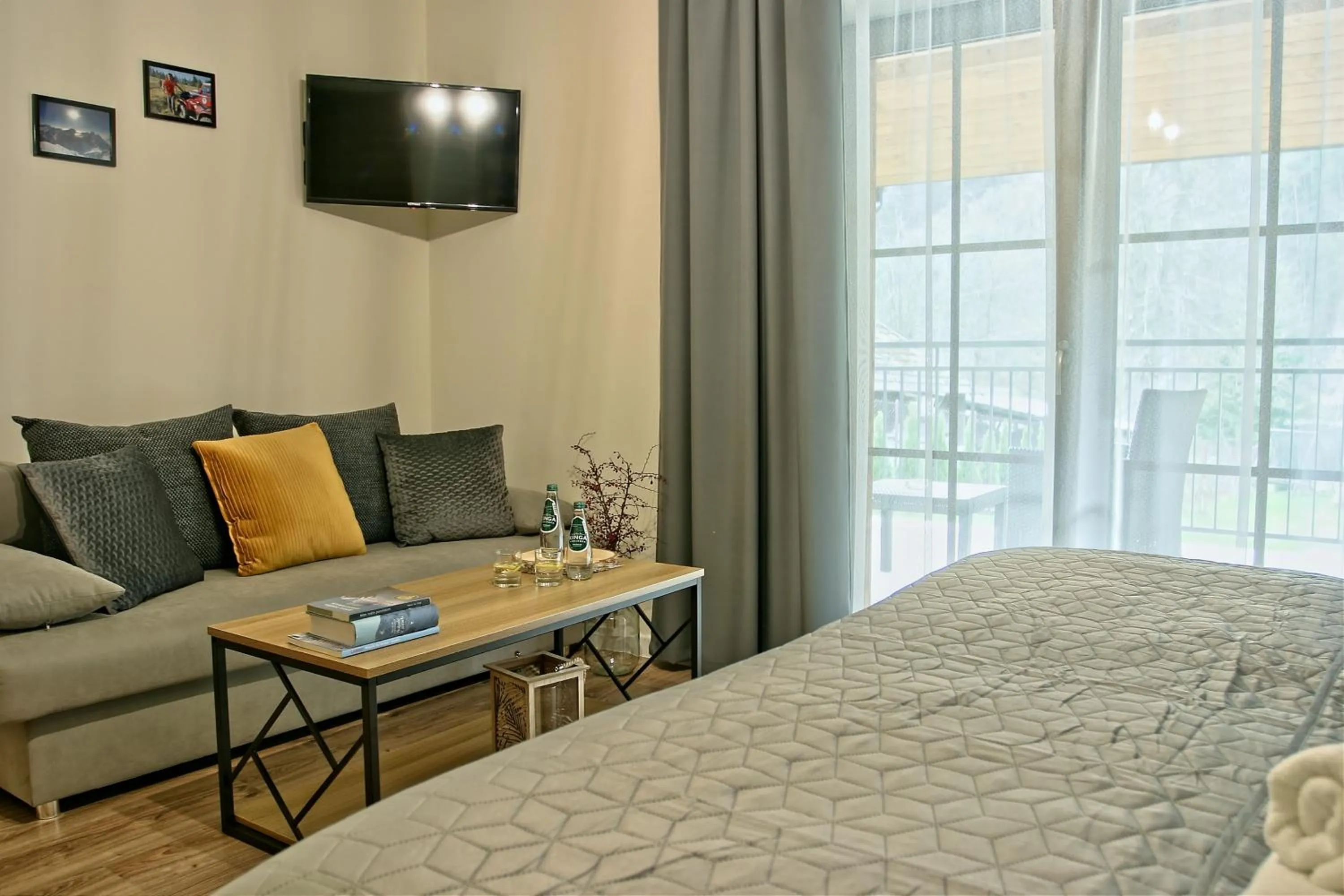 TV and multimedia, Bed in Apartamenty Magia Gór